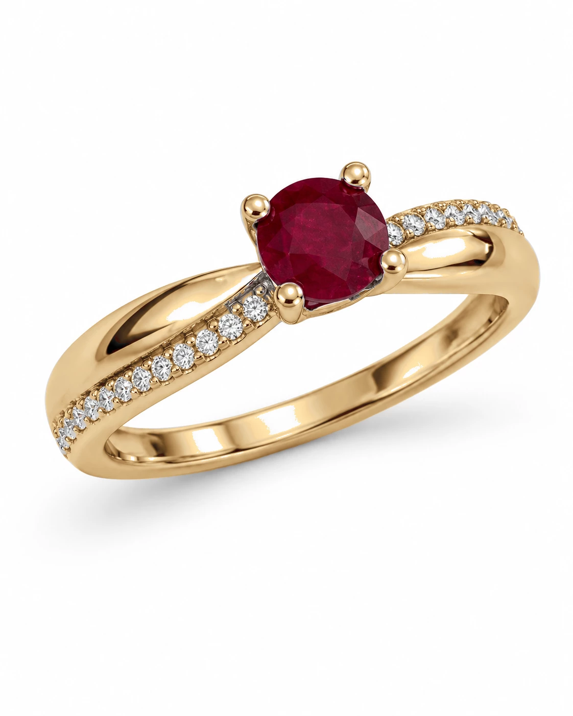 Bague Bonheur Radieux Pierre Précieuse 0,56 ct — vue 7