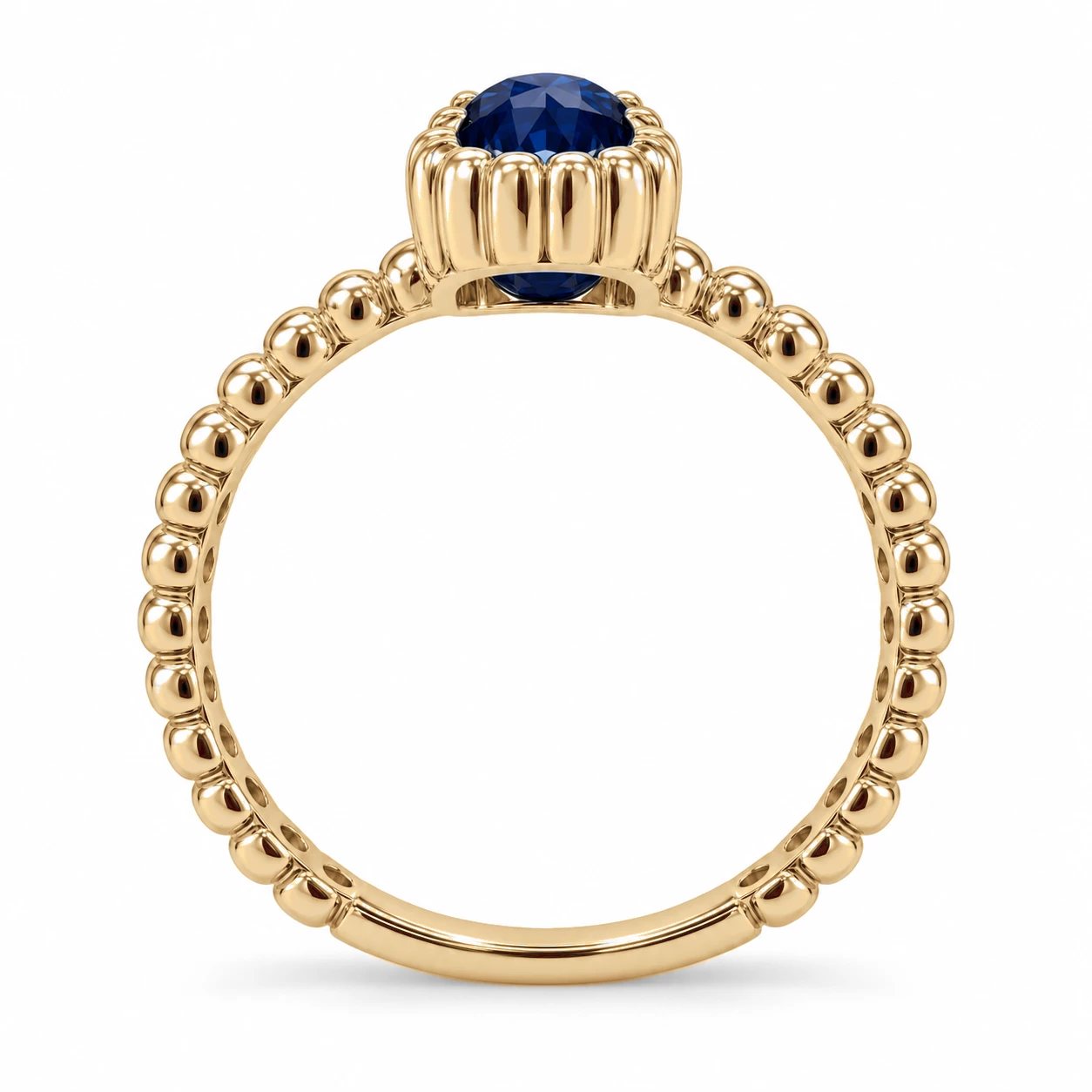 Bague Astre Impérial Pierre Précieuse ovale 0,56 ct — vue 8