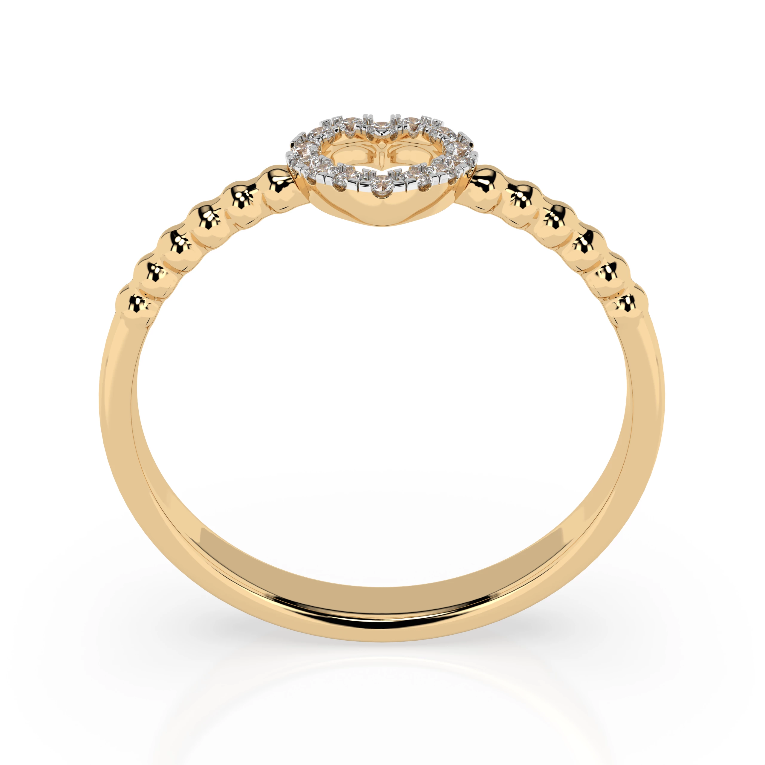 Bague La Somptueuse Minimalisme ronde 0,07 ct — vue 5