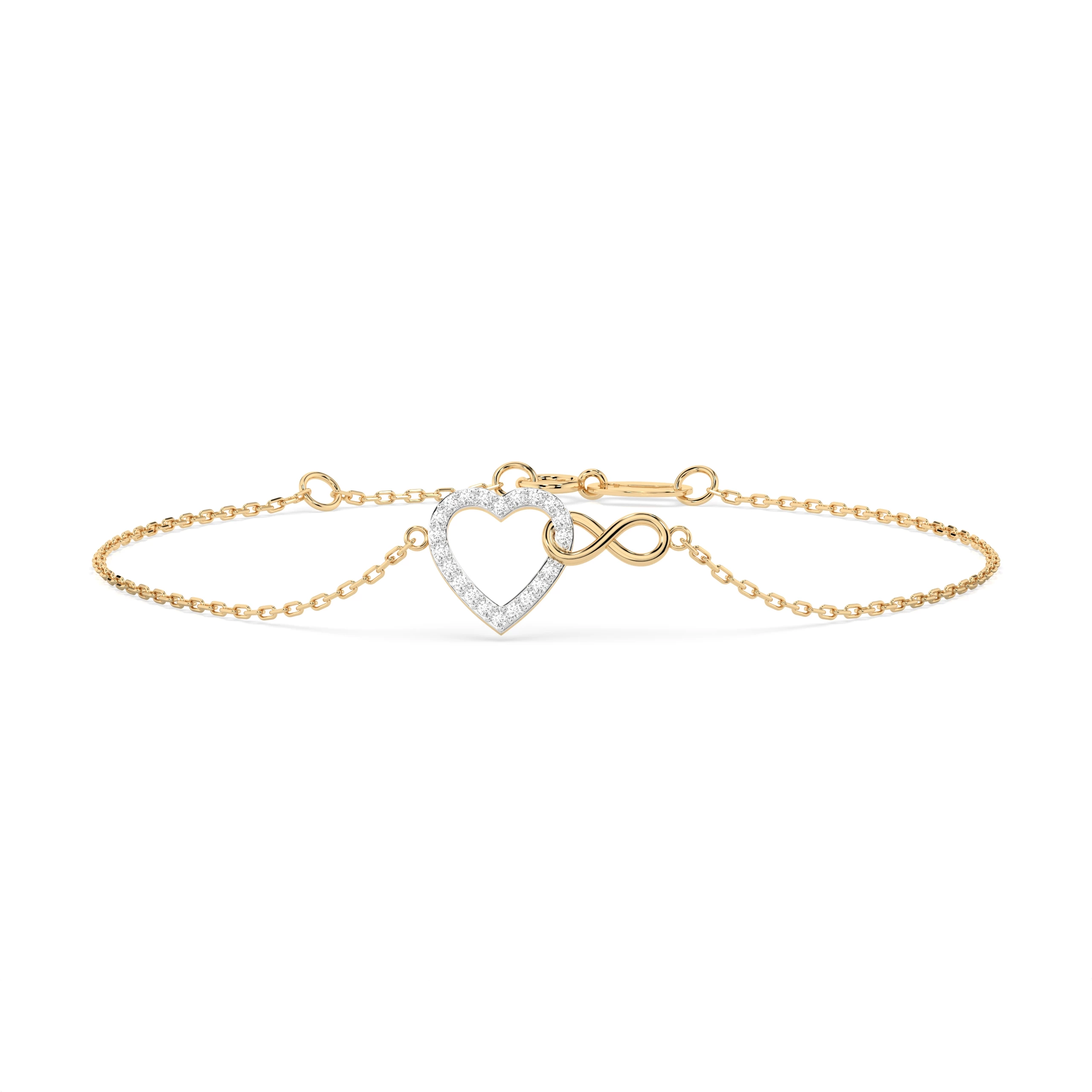 Bracelet Magnificence Raffinée Minimalisme ronde 0,11 ct — vue 4