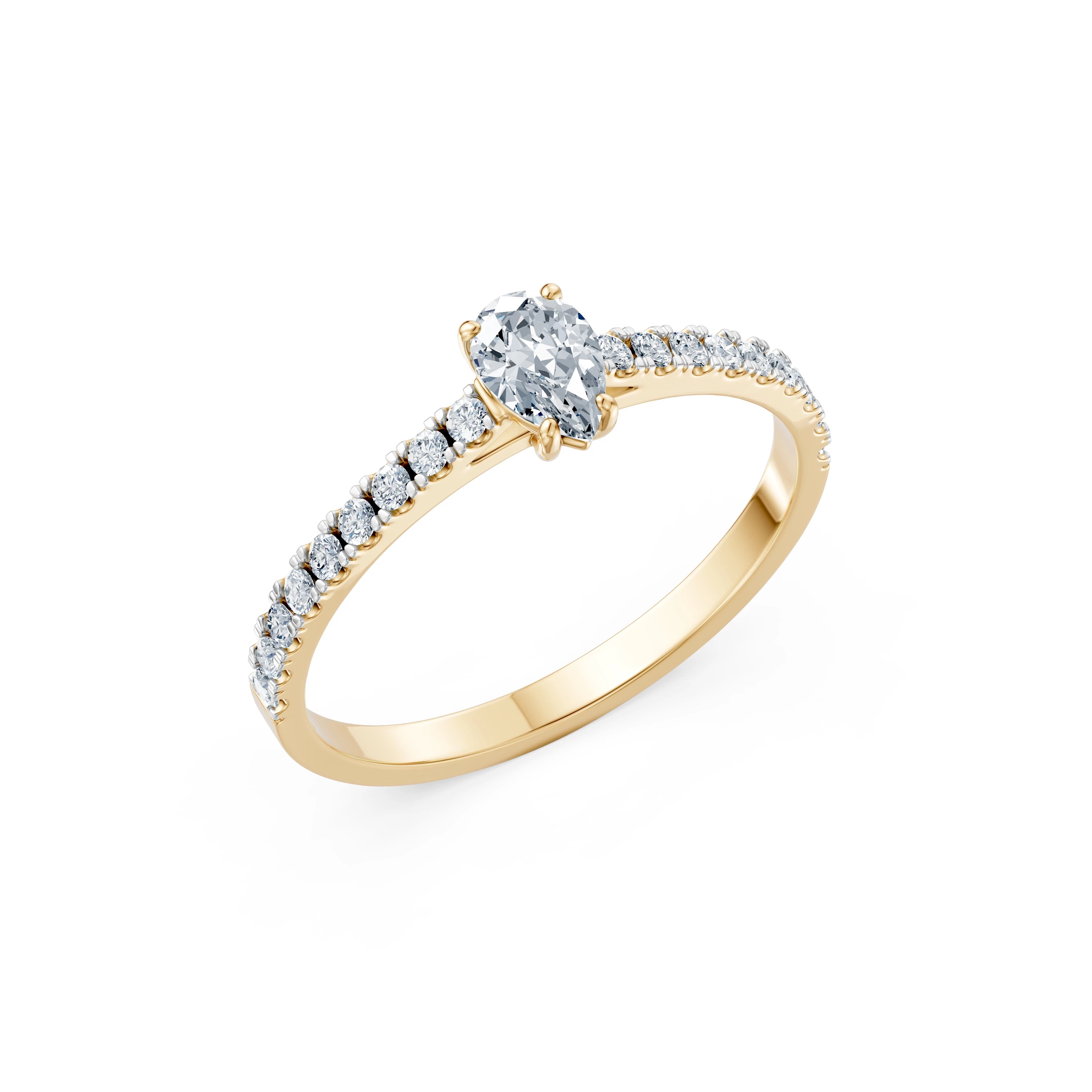 Bague Amour Radieux Solitaire Éternité 0,3 ct — vue 3