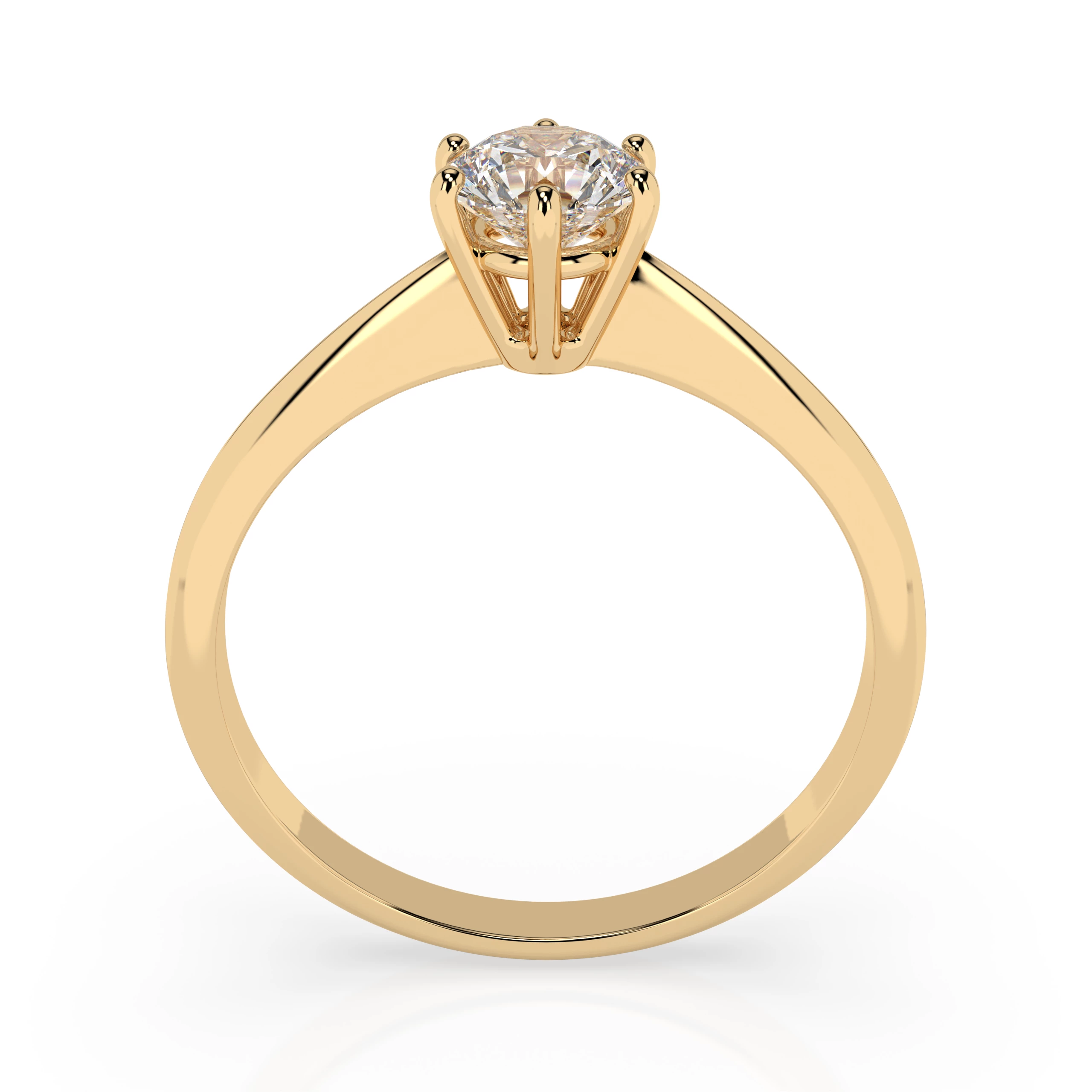 Bague Joyau Éblouissant Solitaire ronde 0,3 ct · 4,2 mm — vue 5