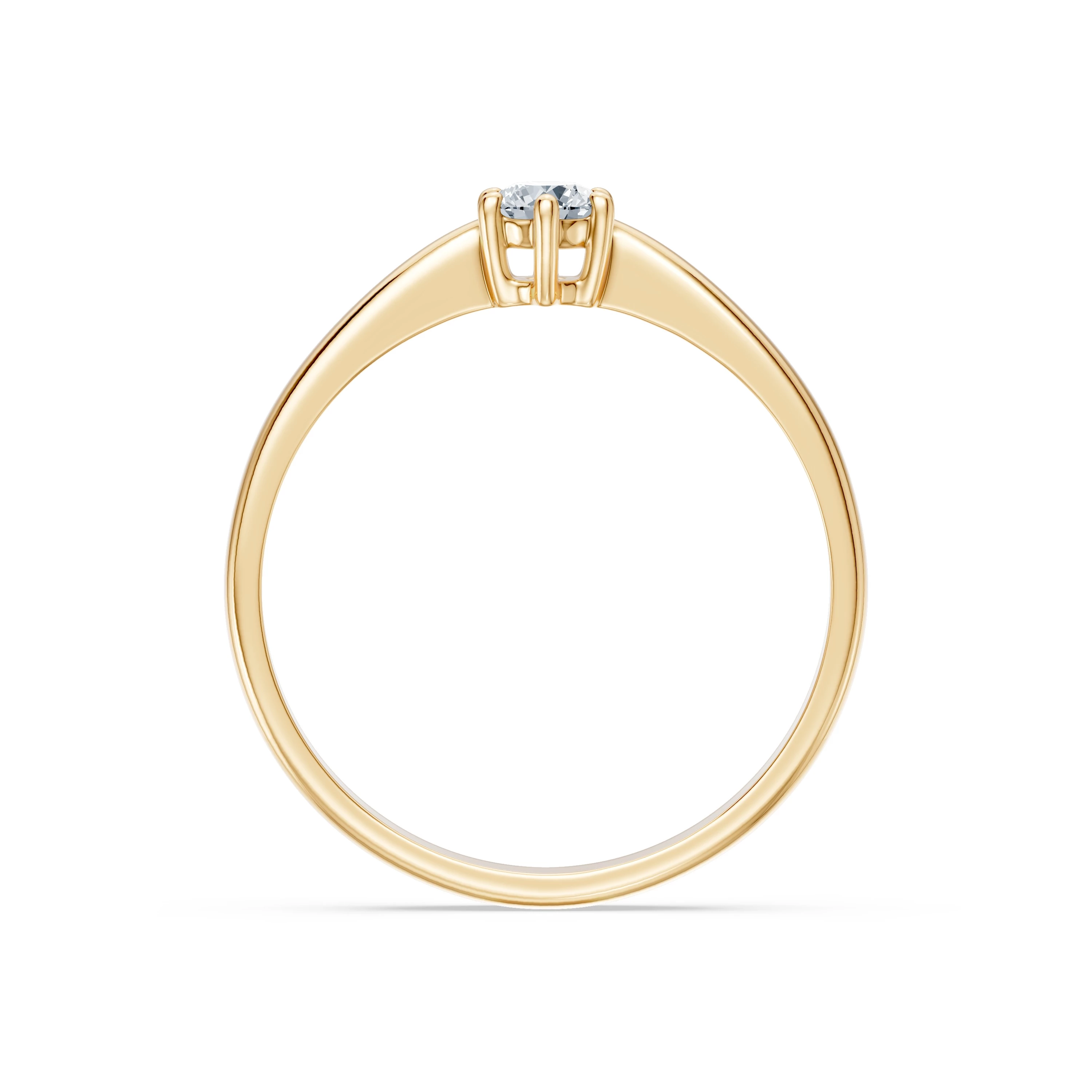 Bague Splendeur Somptueuse Solitaire 0,2 ct · 3,7 mm — vue 5