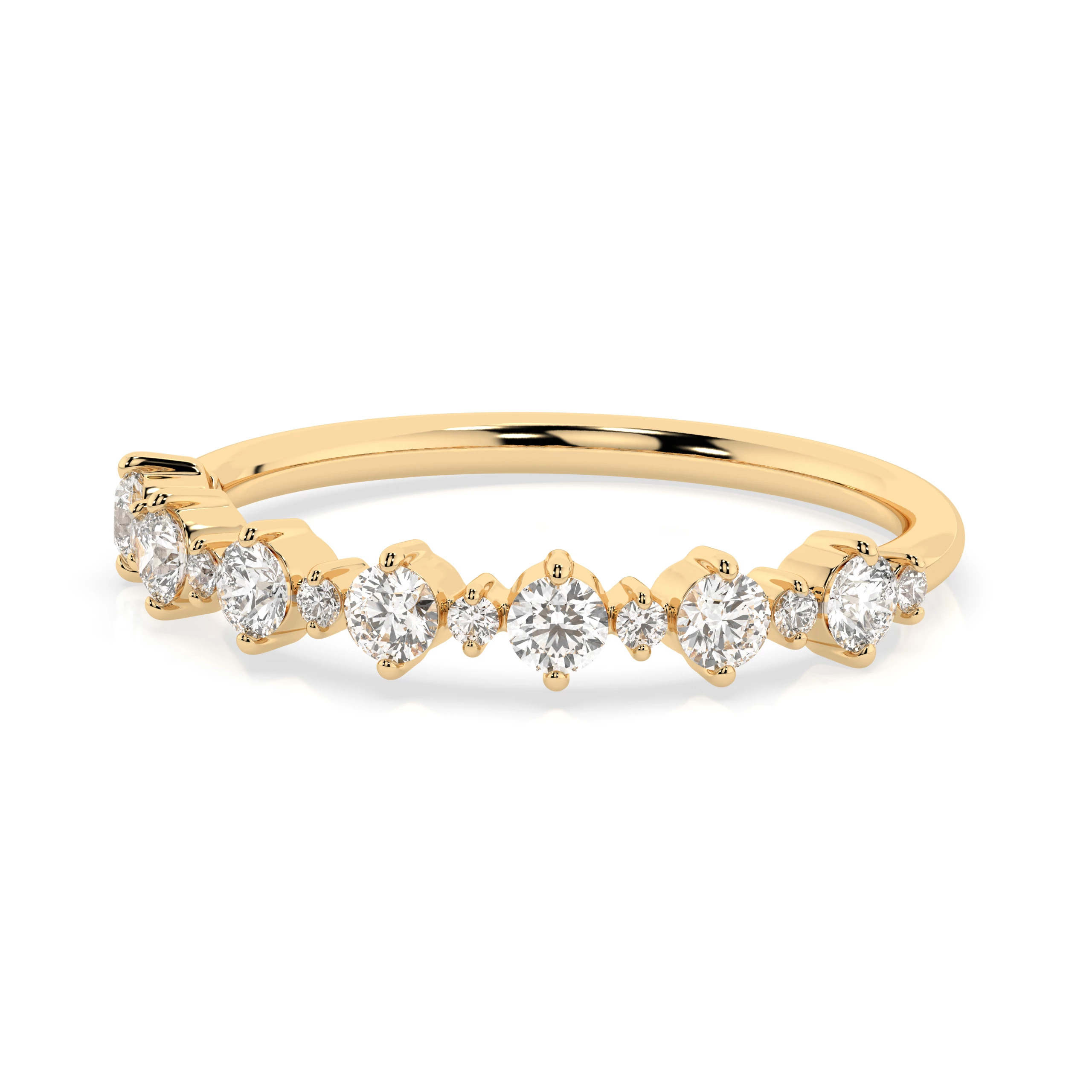 Bague Éclat Éblouissant Éternité ronde 0,42 ct — vue 6
