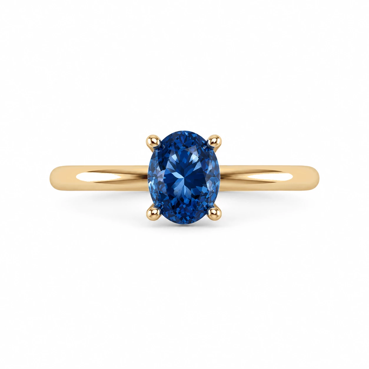 Bague Rosée Lumineuse Pierre Précieuse ovale 1,02 ct — vue 9