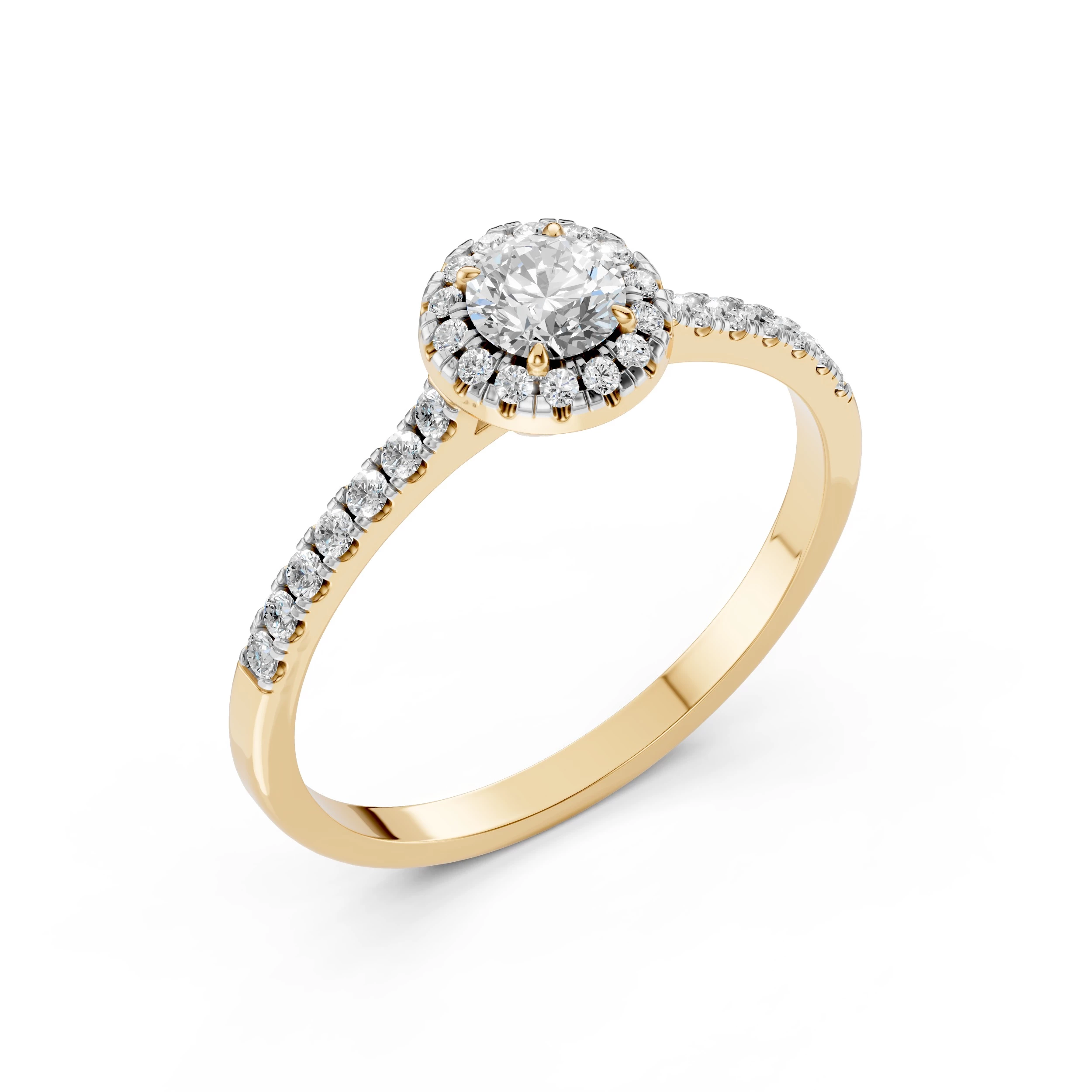 Bague Désir Infini Solitaire Éternité ronde 0,35 ct · 4,5 mm — vue 4