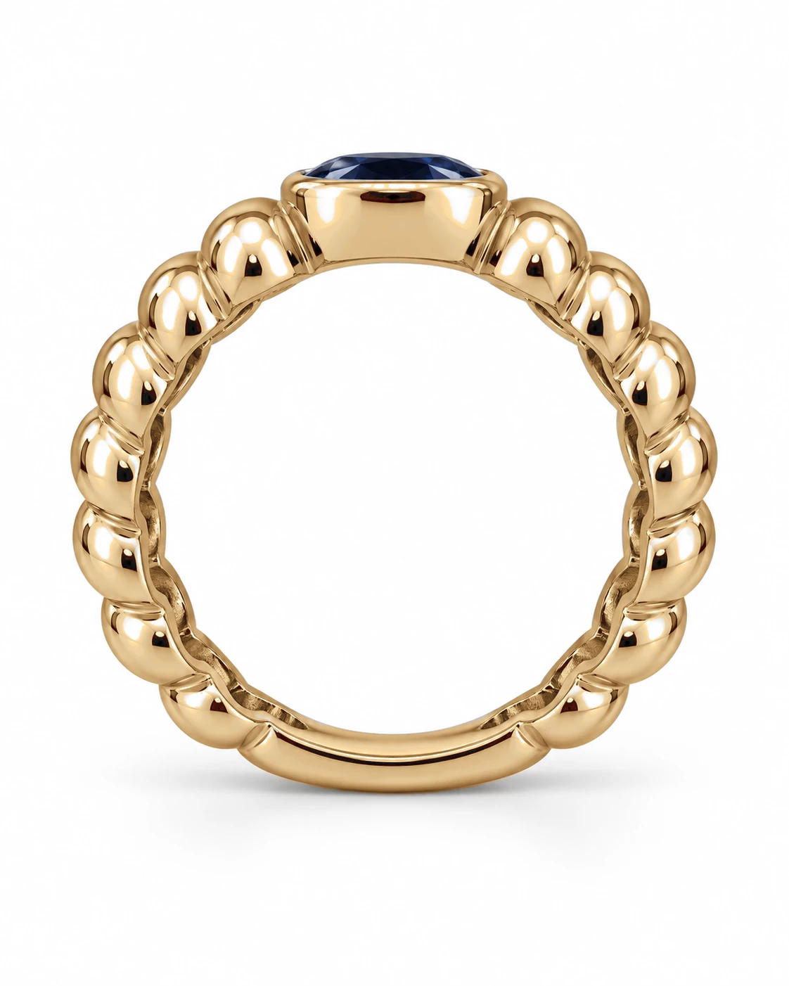 Bague Firmament Lumineux Pierre Précieuse ovale 0,56 ct — vue 8