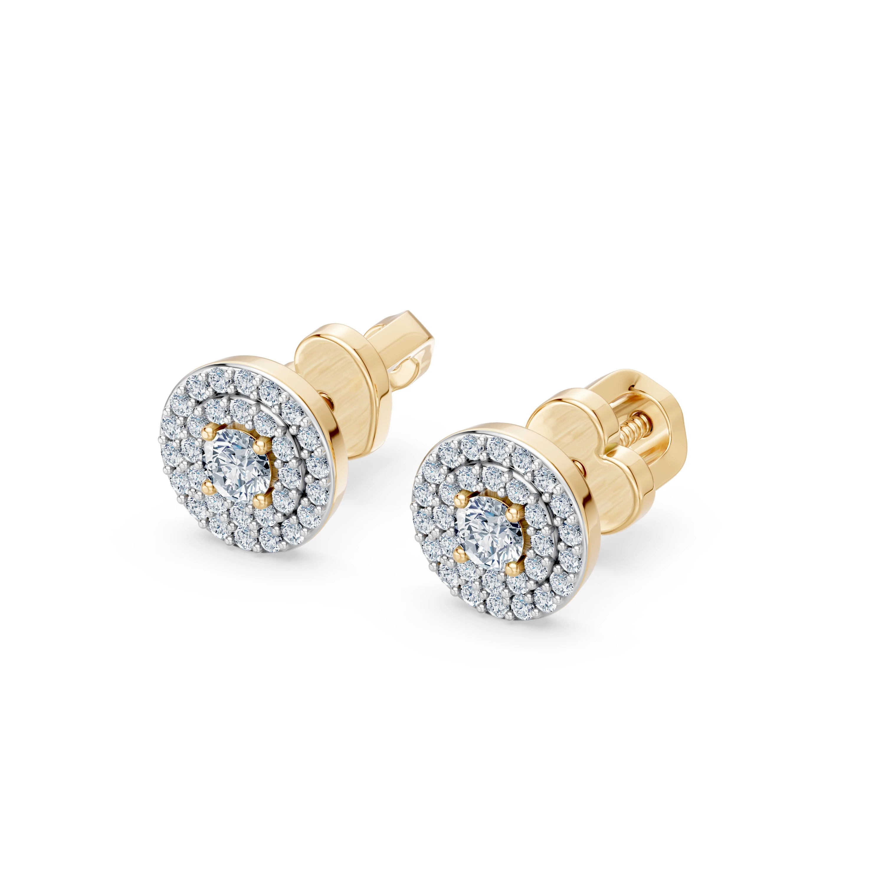 Boucles d'oreilles Rosée Céleste Illusion 0,09 ct — vue 6