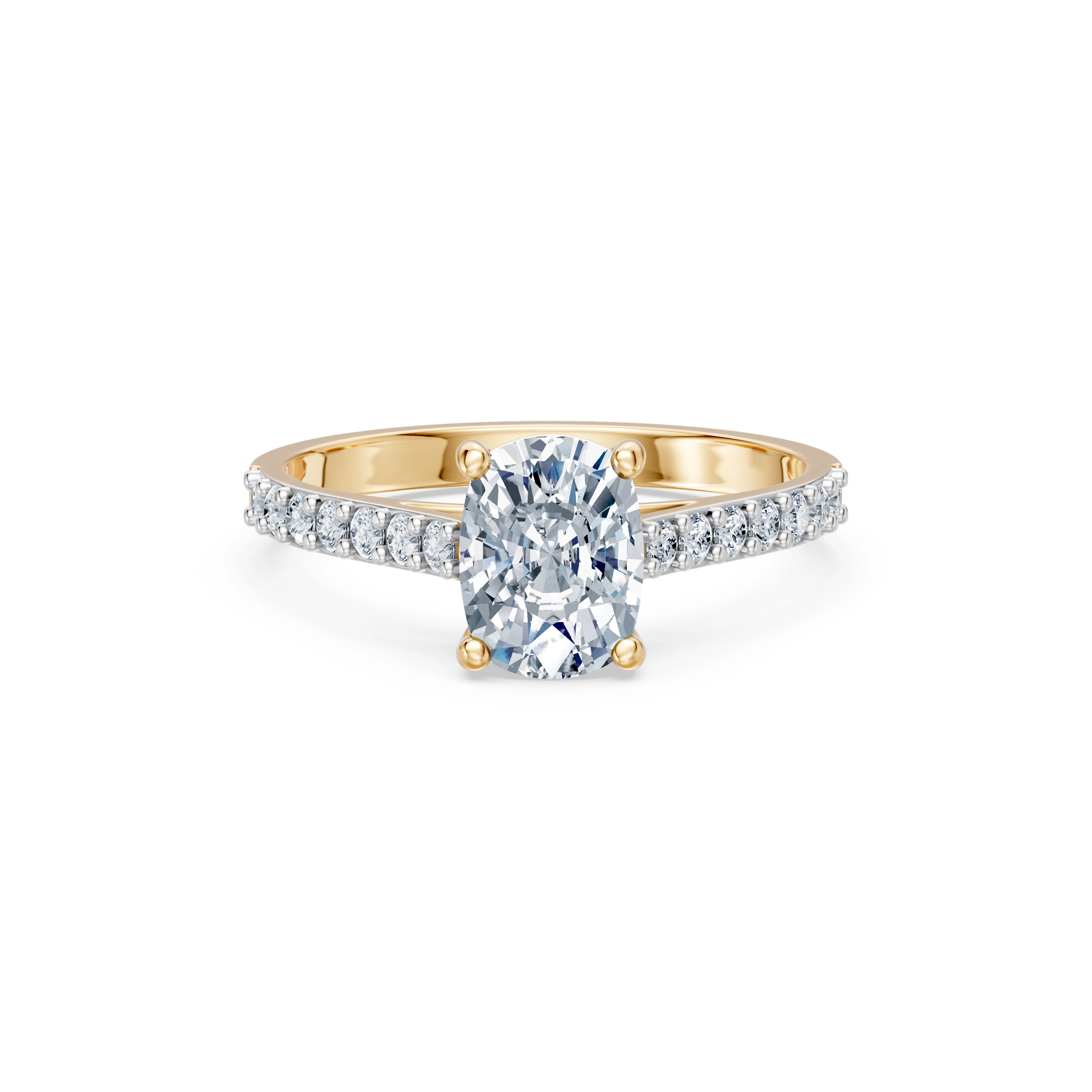 Bague Souvenir Divin Solitaire Éternité coussin 1,5 ct · 1,5 mm — vue 6