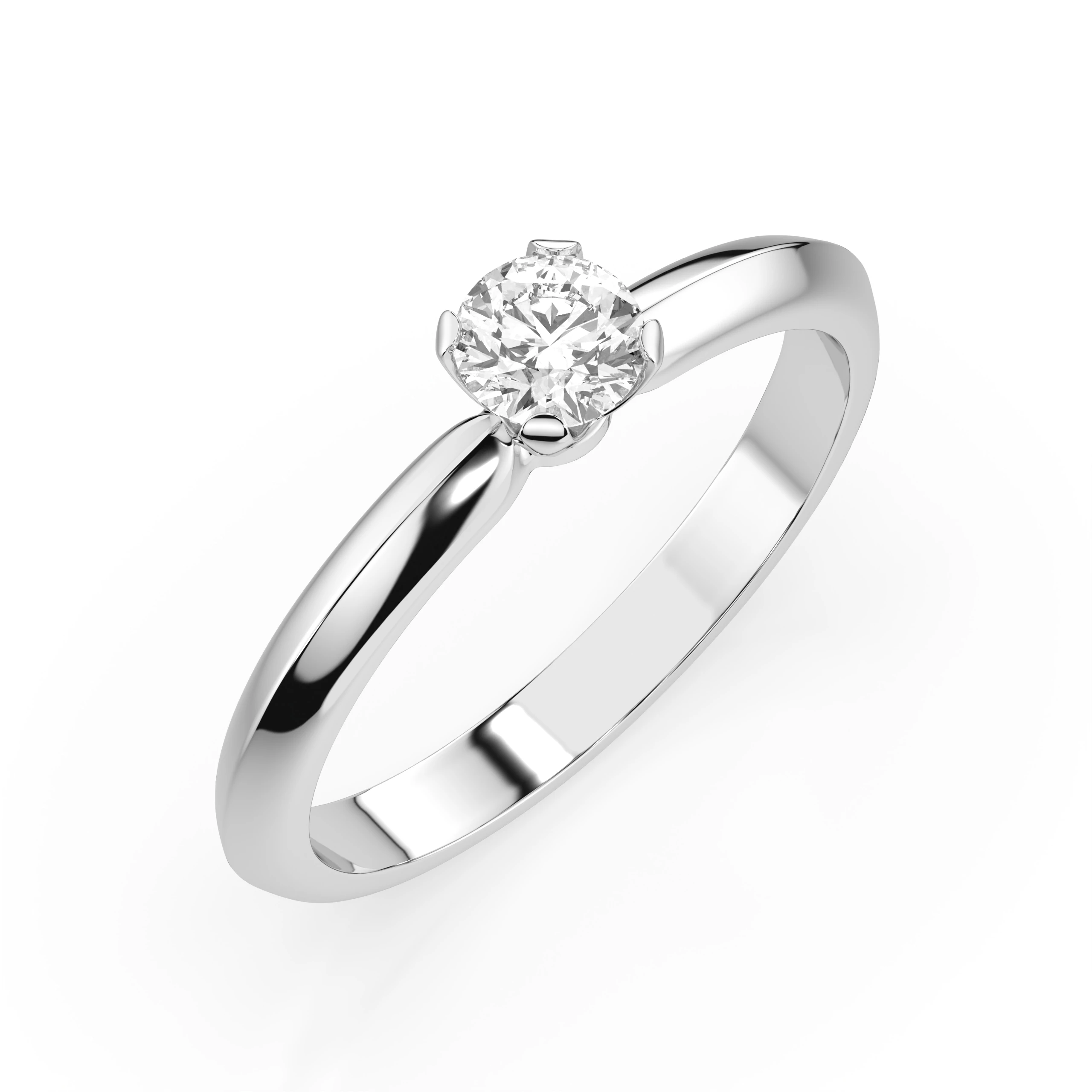 Bague Privilège Illustre Solitaire ronde 0,25 ct · 4,0 mm — vue 1