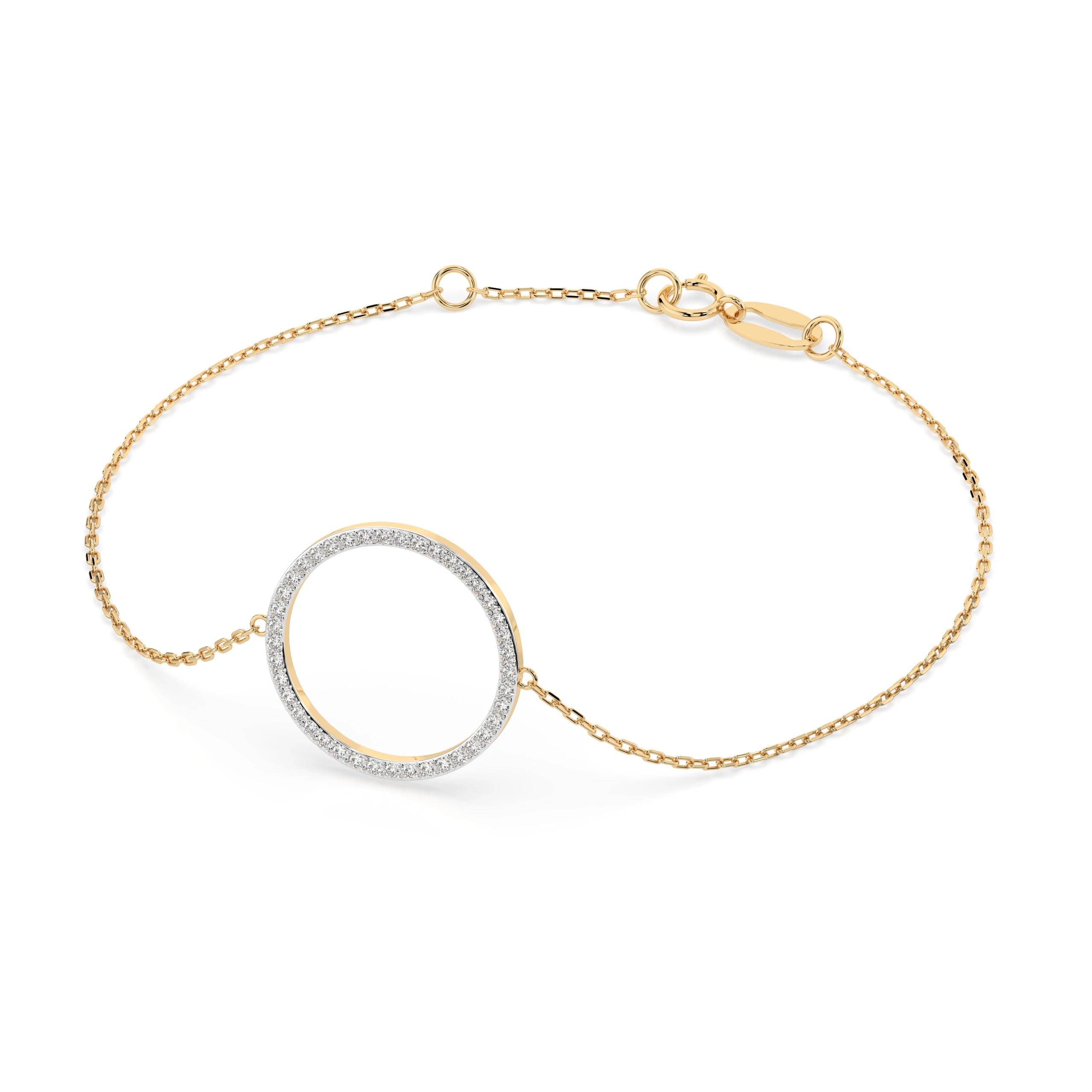 Bracelet Secret Nocturne Minimalisme ronde 0,21 ct — vue 6