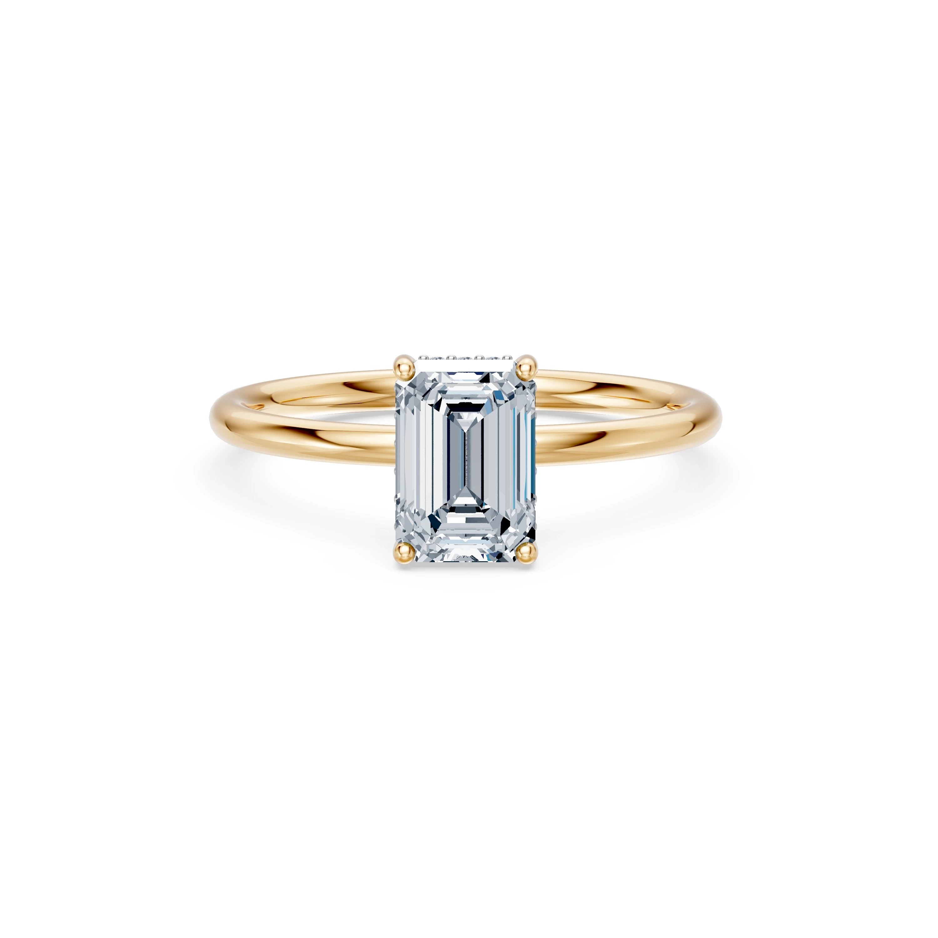Bague Raffinement Rare Solitaire émeraude 1,5 ct · 1,5 mm — vue 6