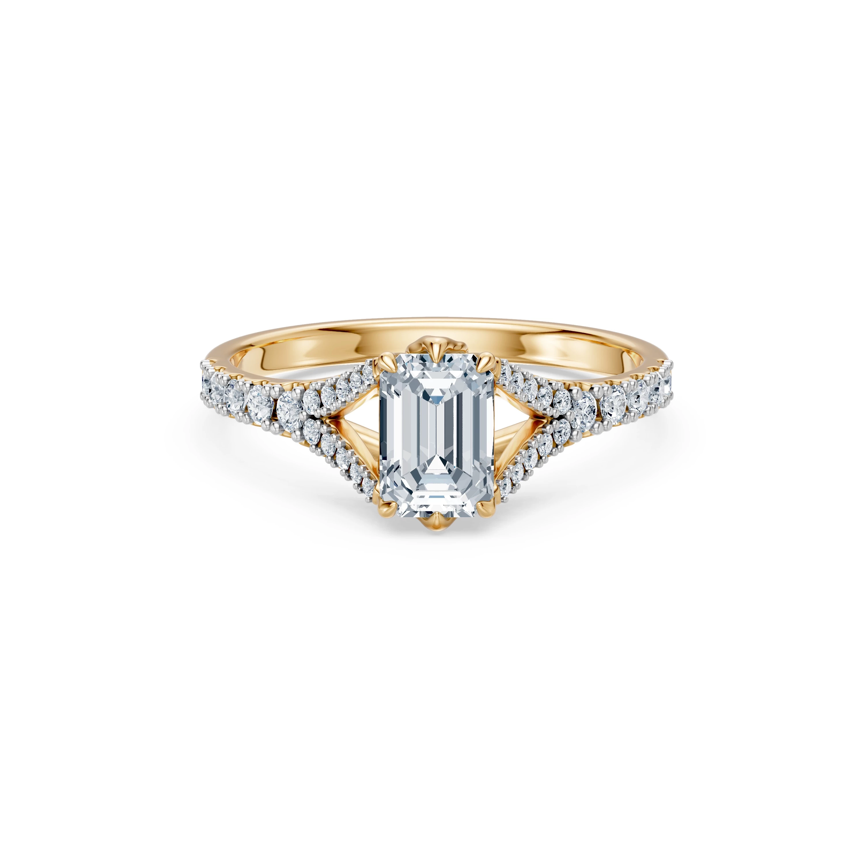 Bague Lien Éblouissant Solitaire Éternité émeraude 1,5 ct · 1,5 mm — vue 6