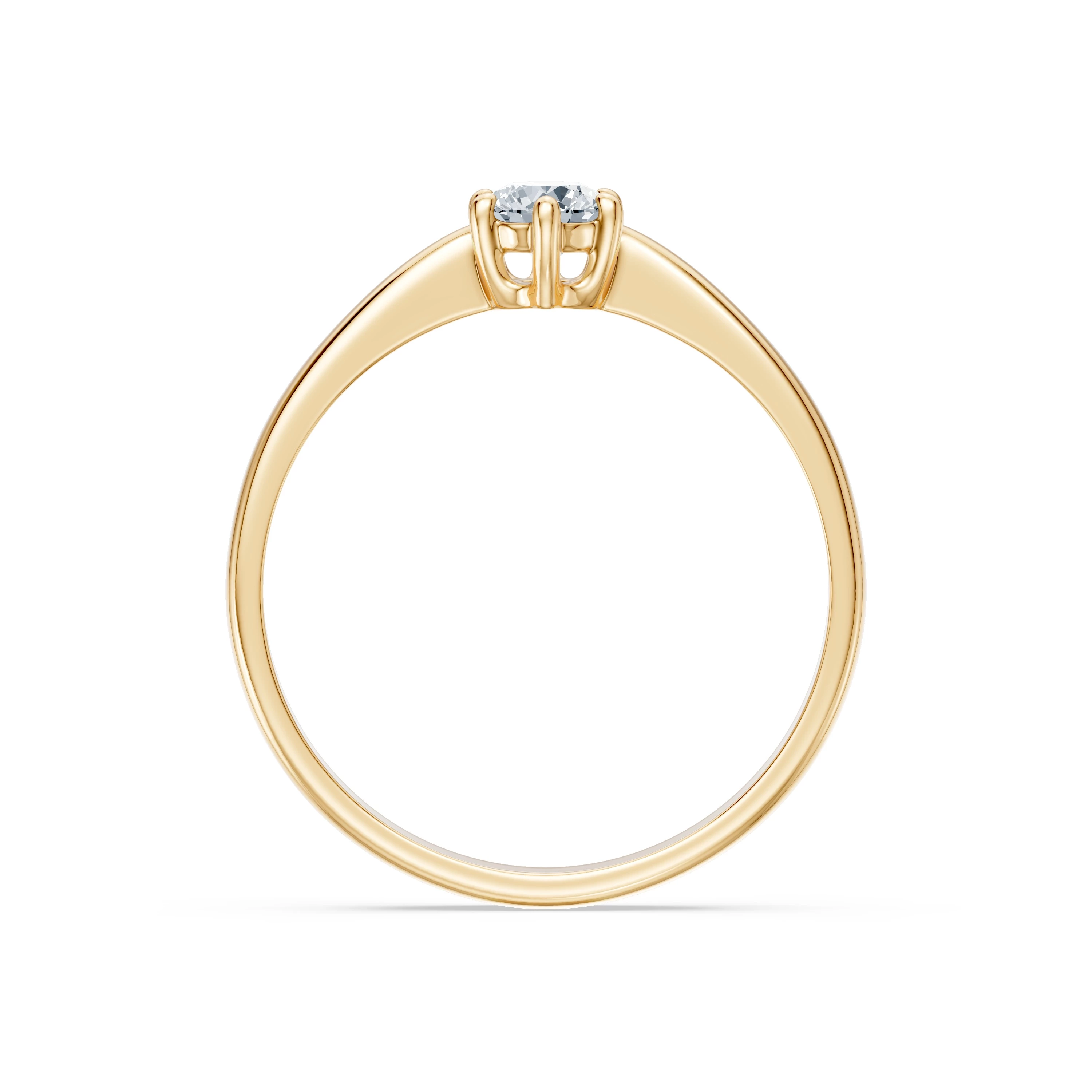 Bague Palais Légendaire Solitaire 0,3 ct · 4,2 mm — vue 5