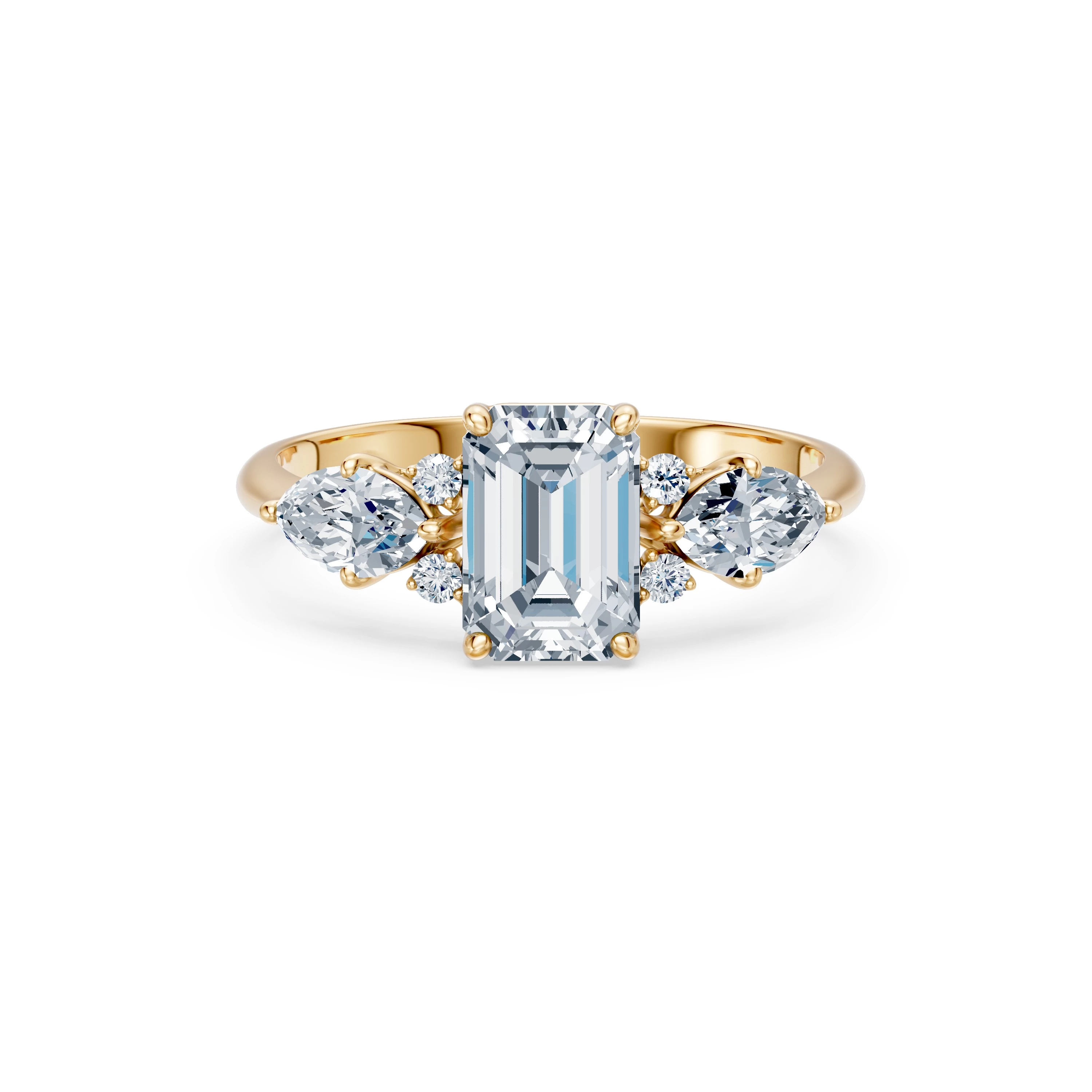 Bague Serment Infini Solitaire Éternité émeraude 1,5 ct · 1,5 mm — vue 6