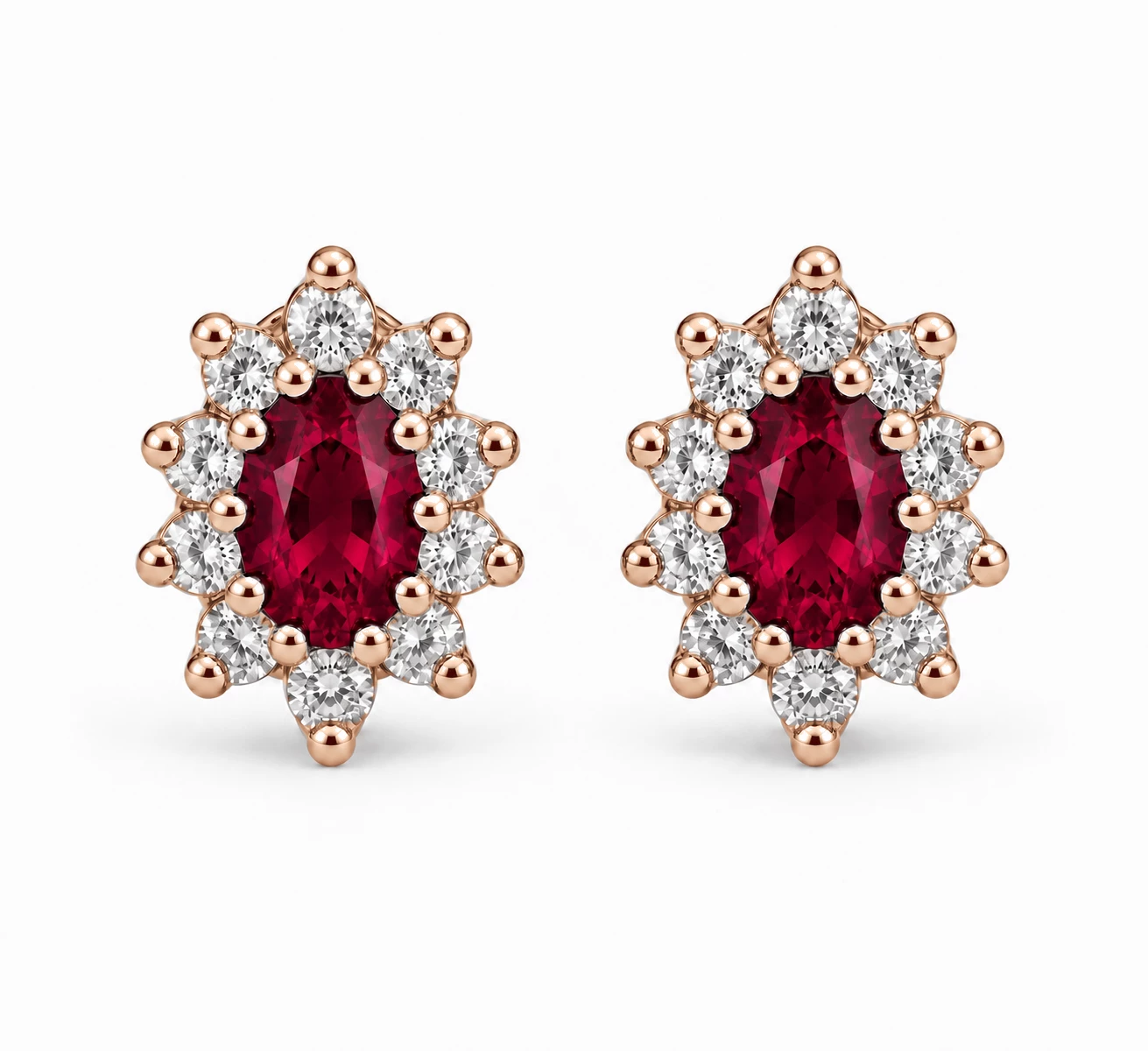 Boucles d'oreilles Tendresse Sincère Pierre Précieuse 0,52 ct — vue 1