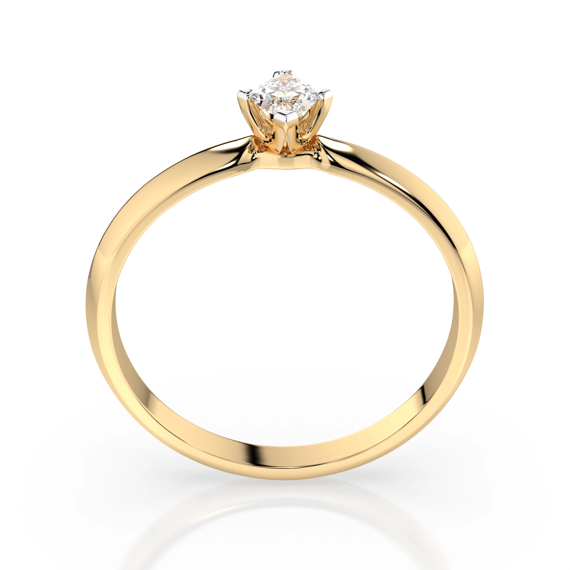 Bague Gloire Illustre Solitaire marquise 0,15 ct — vue 5