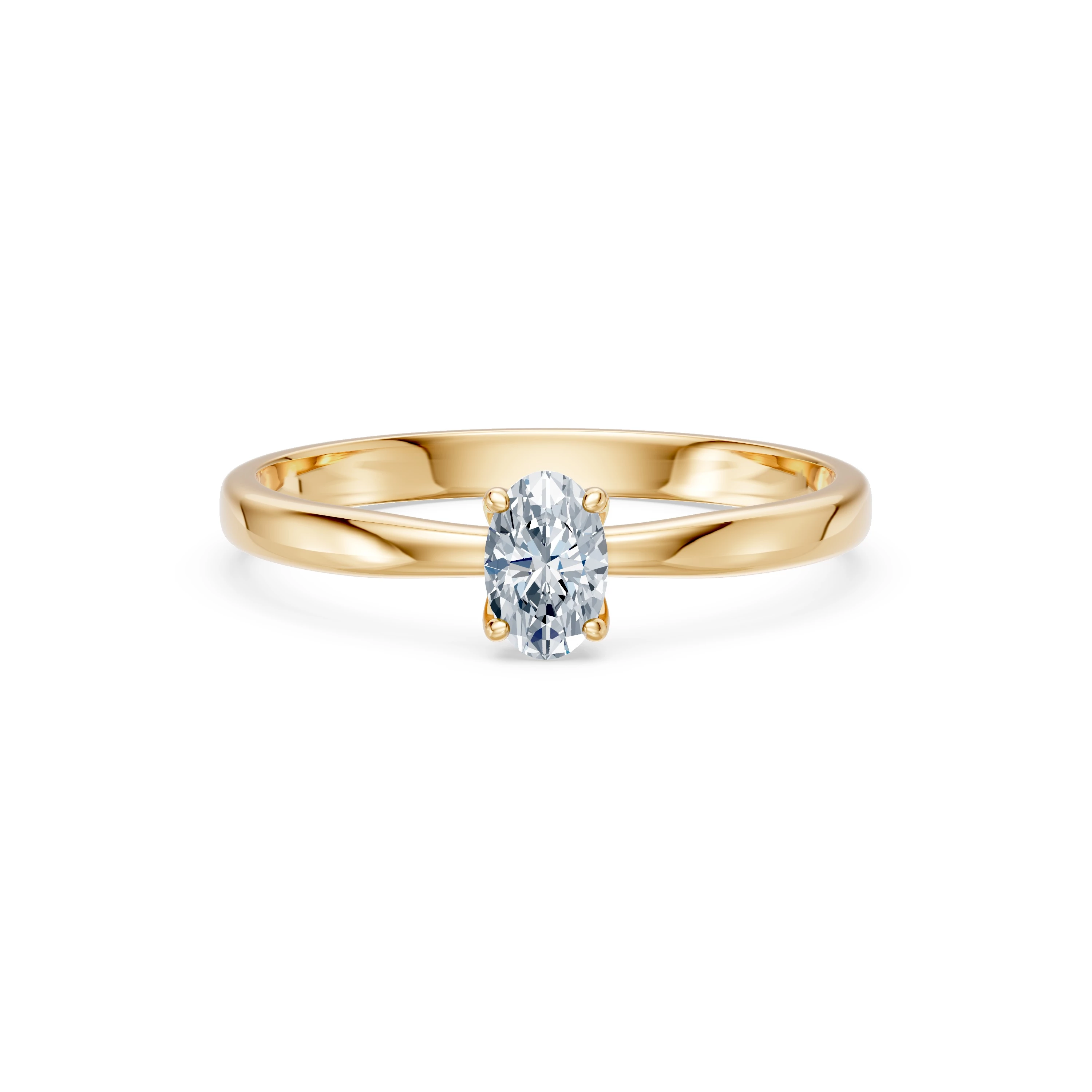 Bague Altesse Éblouissante Solitaire ovale 0,3 ct — vue 6