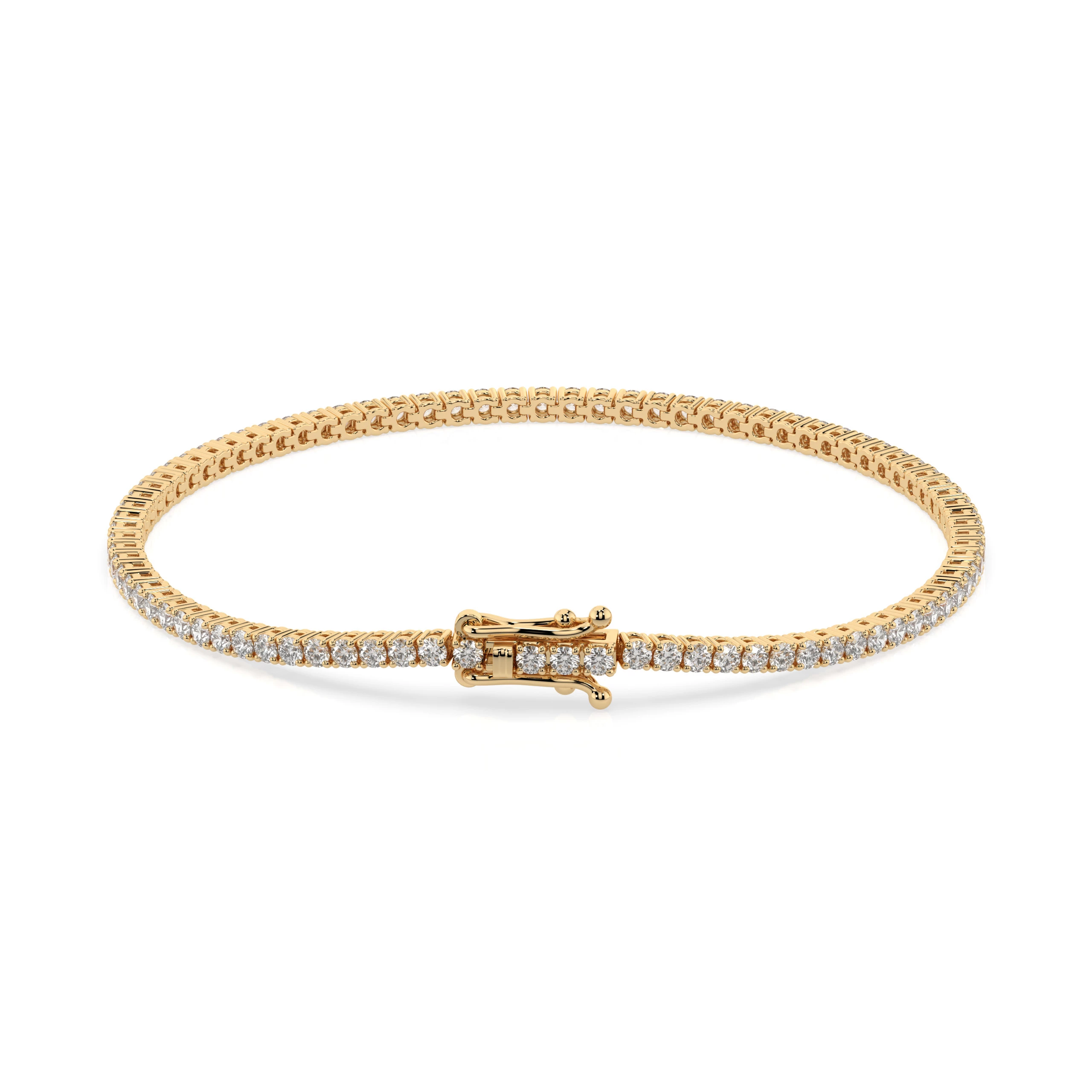 Bracelet Grandeur Précieuse Tennis ronde 1,8 ct — vue 6