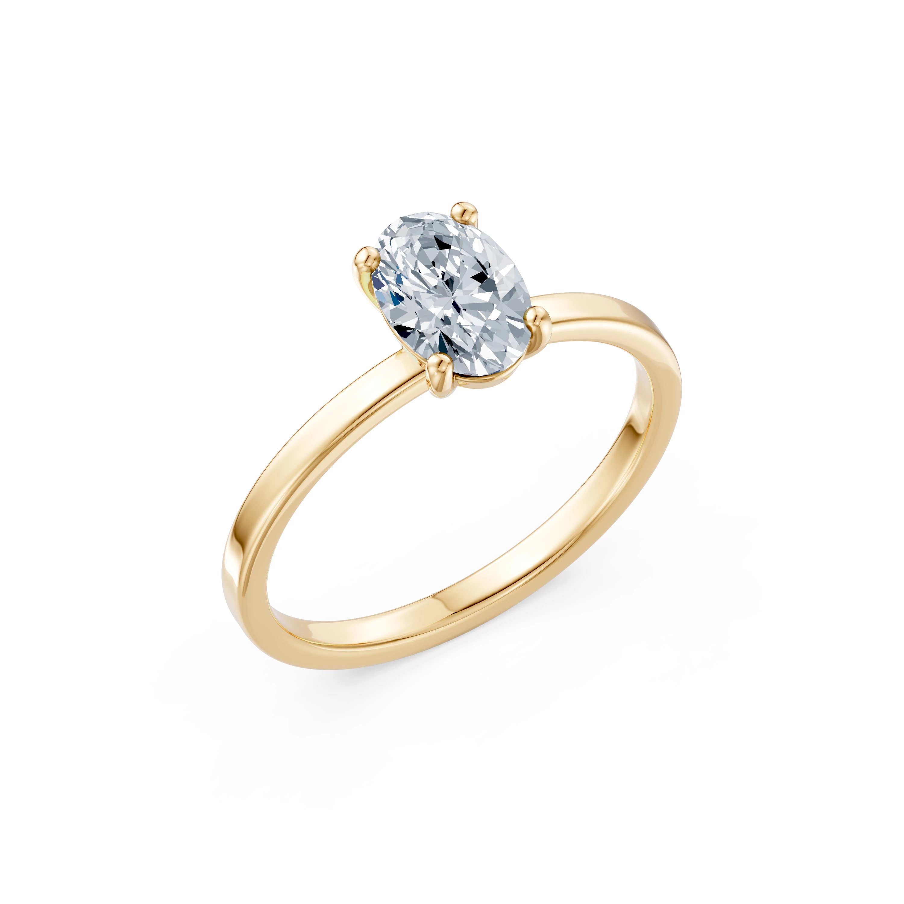 Bague Éclat Incomparable Solitaire ovale 1 ct — vue 4