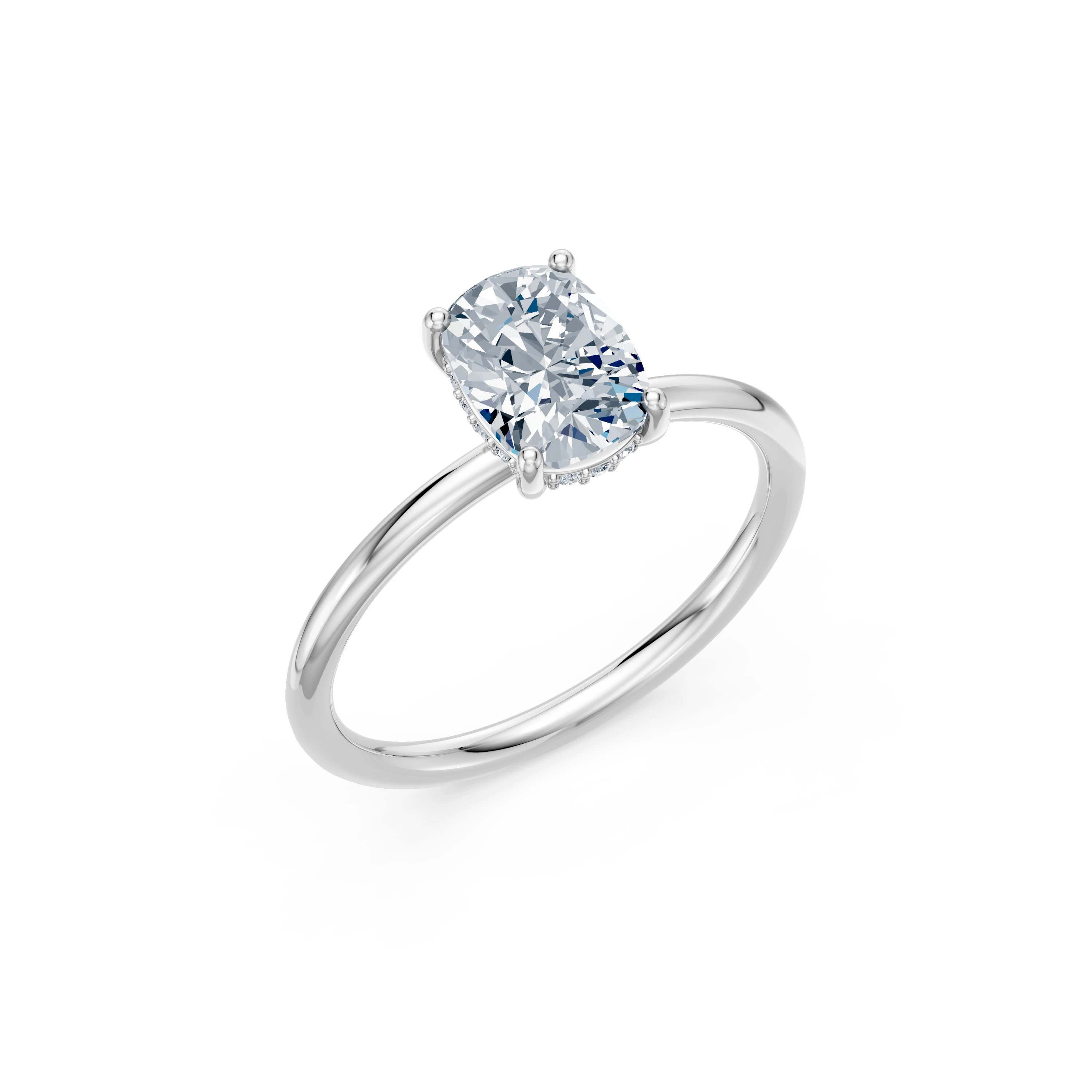Bague Rareté Parisienne Solitaire coussin 1,5 ct · 1,5 mm — vue 1