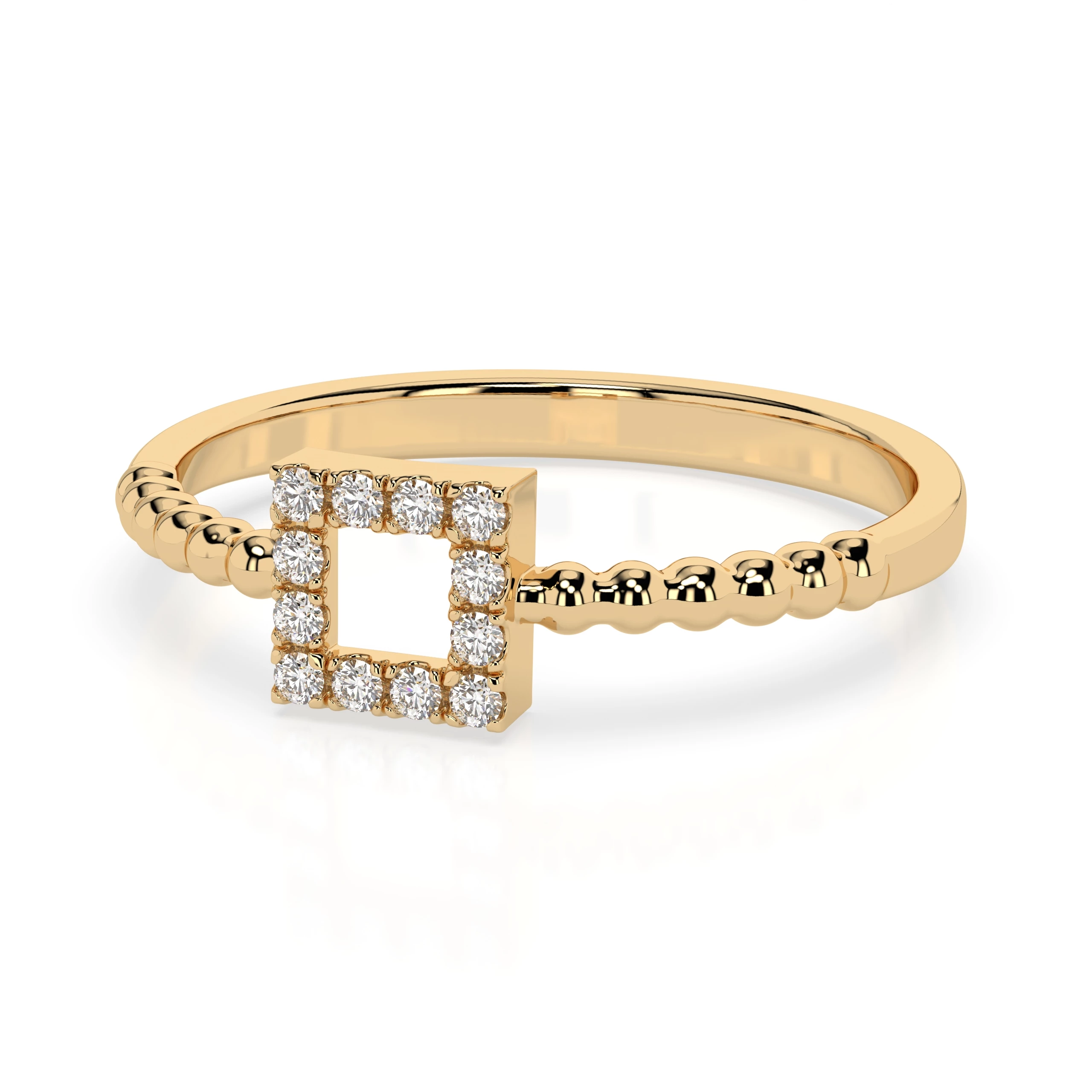Bague L'Héritage Minimalisme ronde 0,07 ct — vue 6