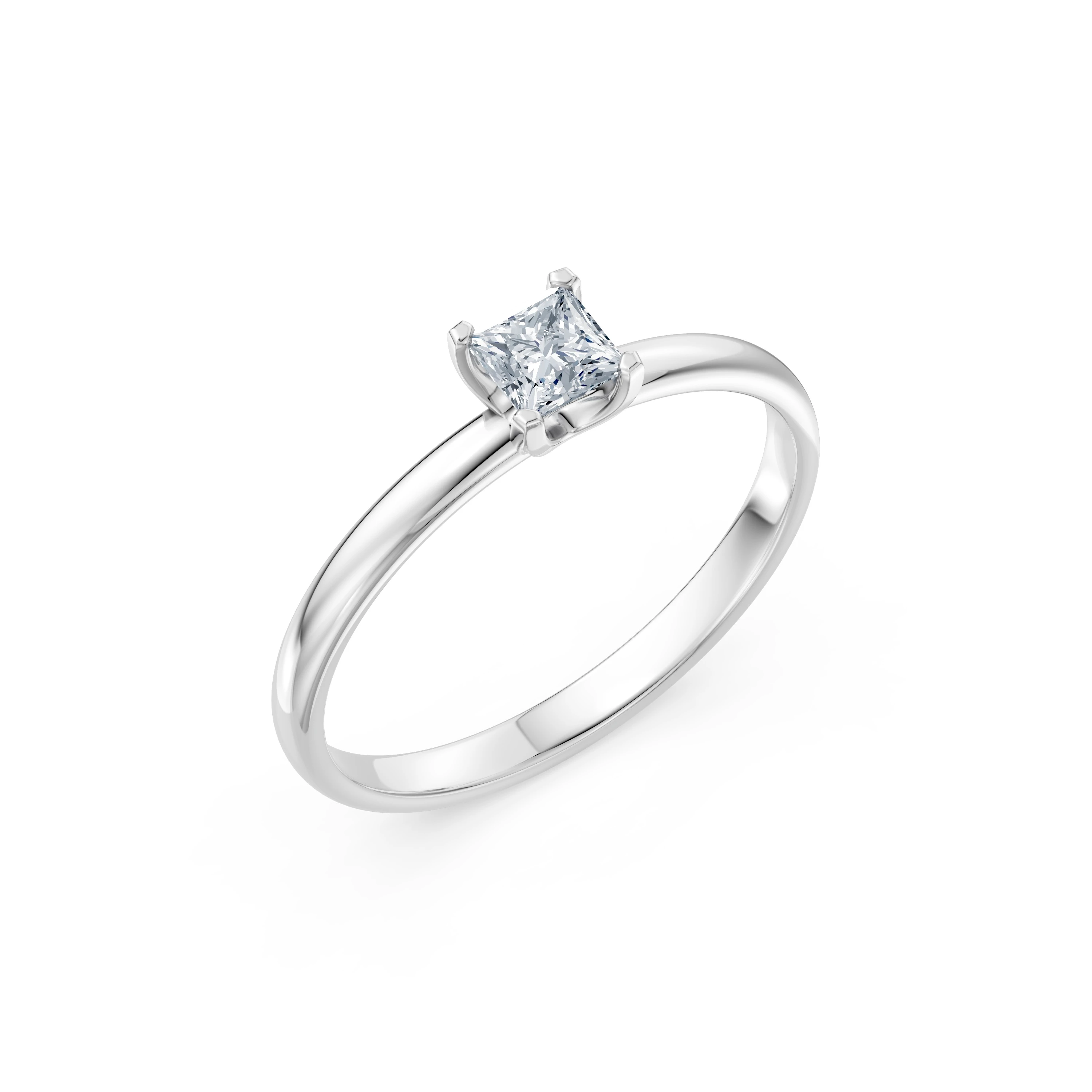 Bague Règne Doré Solitaire 0,3 ct — vue 1