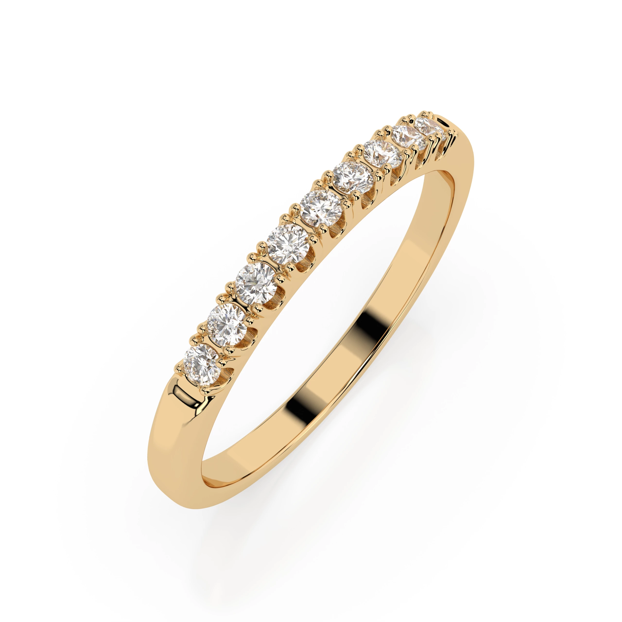 Bague Passion Lumineuse Éternité ronde 0,18 ct — vue 4