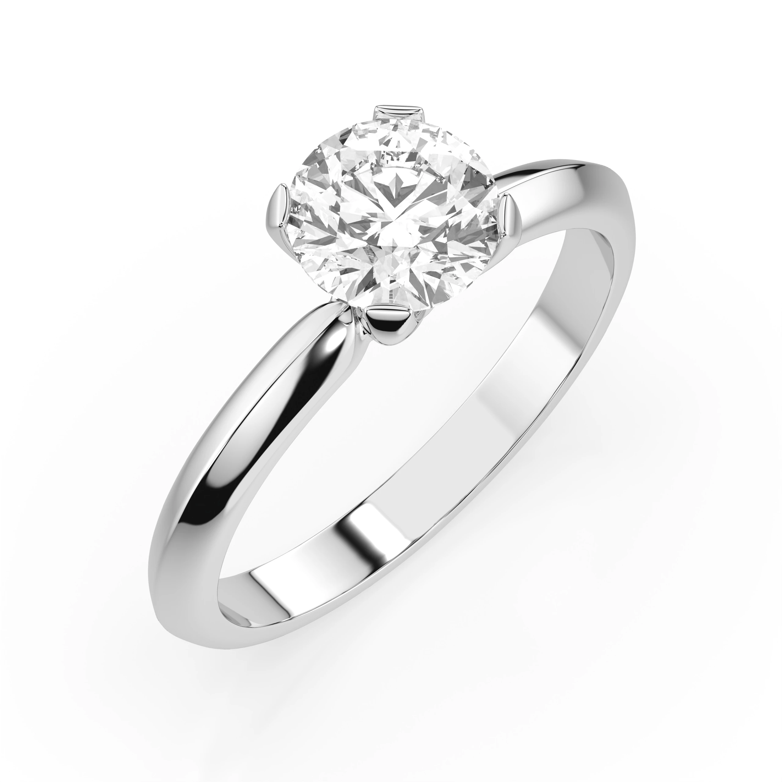 Bague Dynastie Magnifique Solitaire ronde 0,7 ct · 5,7 mm — vue 1