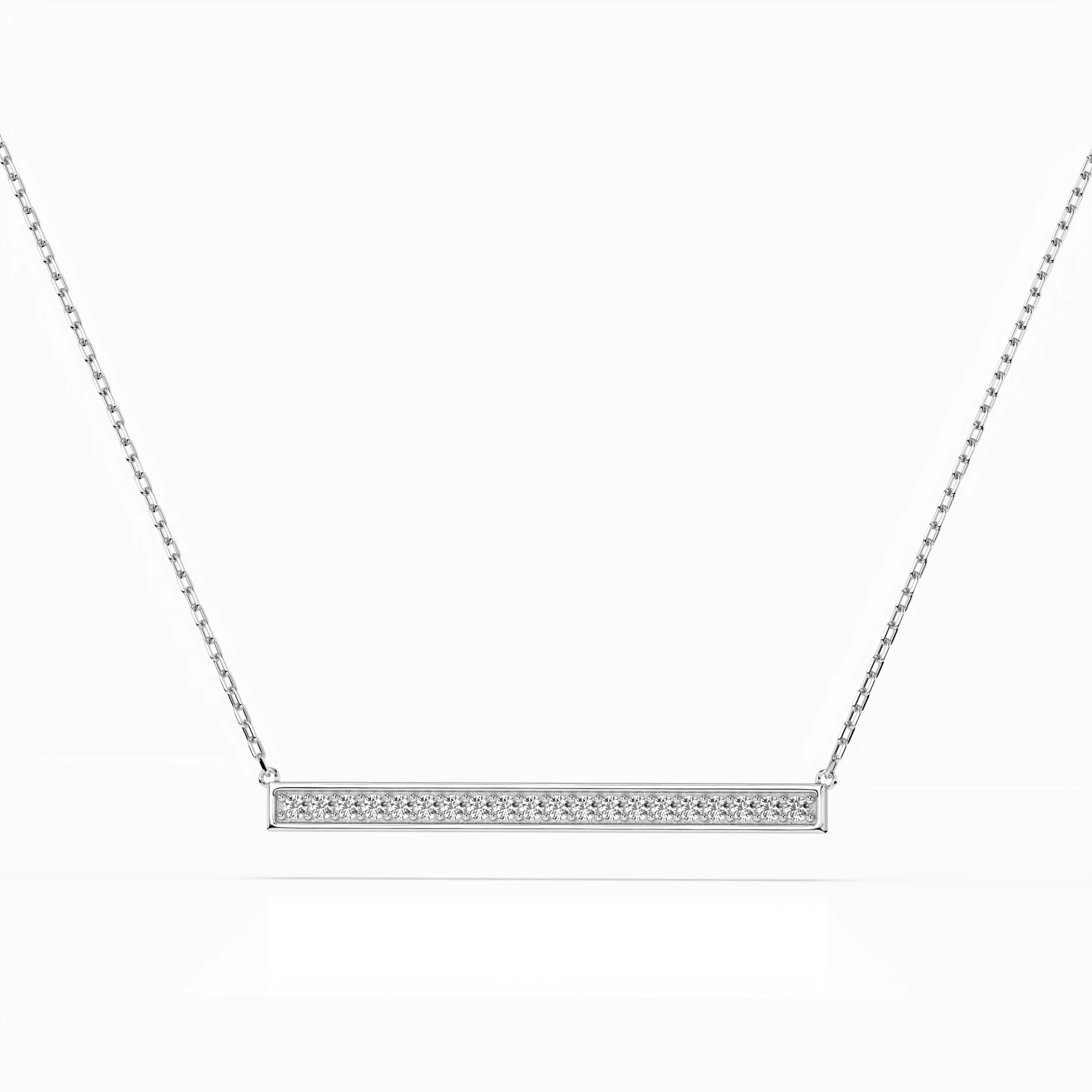 Collier Obsession Secrète Minimalisme ronde 0,12 ct — vue 1