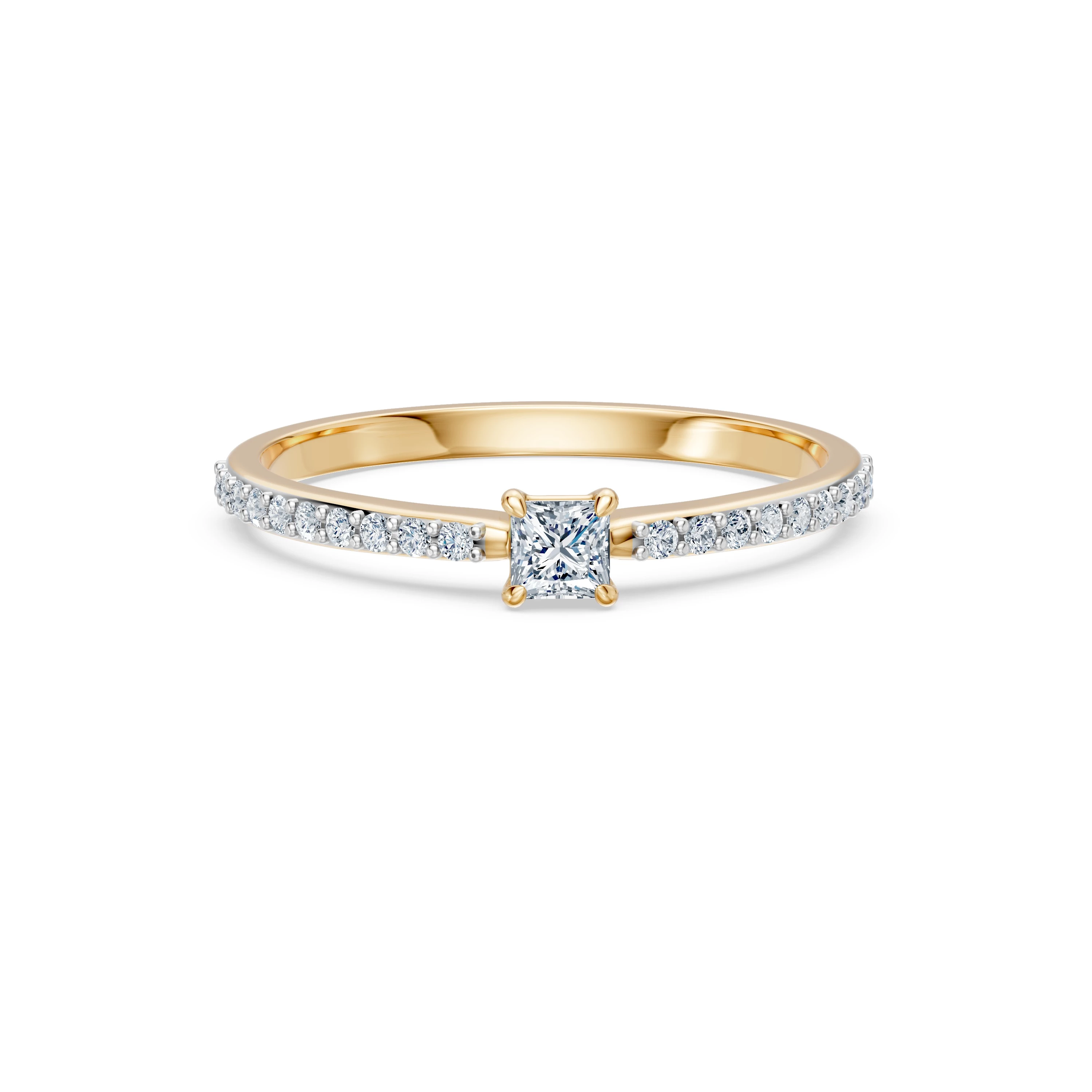 Bague Règne Éternel Solitaire 0,17 ct · 3,0 mm — vue 6
