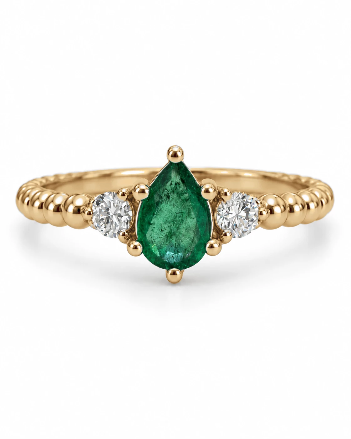Bague Majesté Radieuse Pierre Précieuse 0,33 ct — vue 9