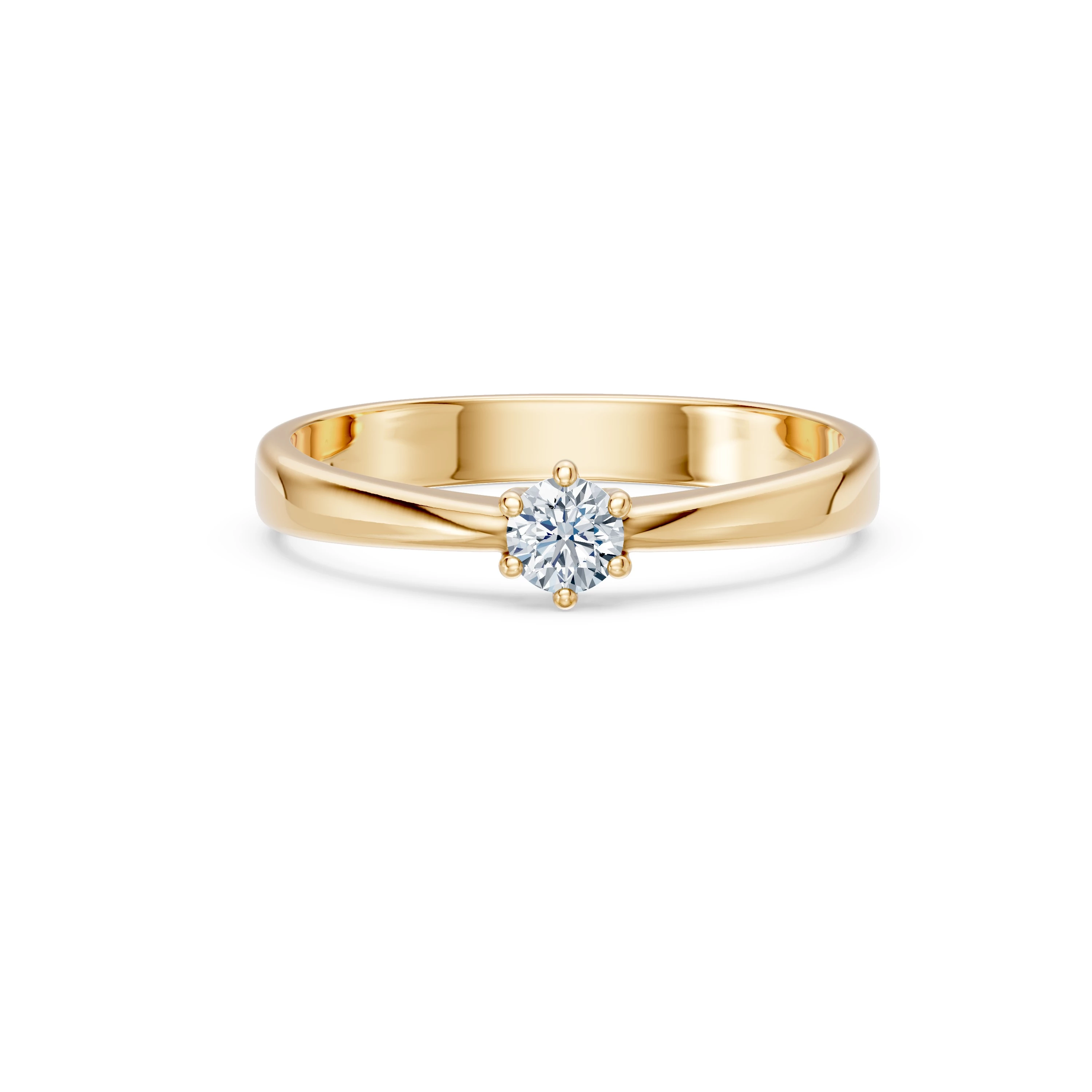 Bague Splendeur Somptueuse Solitaire 0,2 ct · 3,7 mm — vue 6