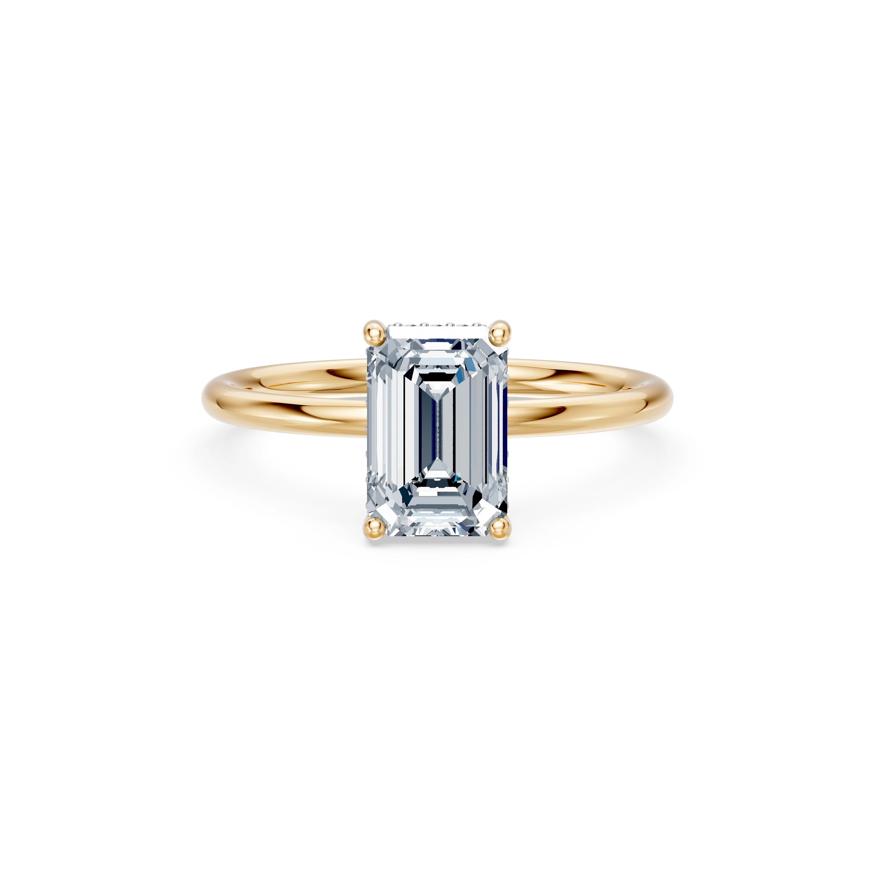 Bague Savoir-Faire Raffiné Solitaire émeraude 2 ct · 2,0 mm — vue 6