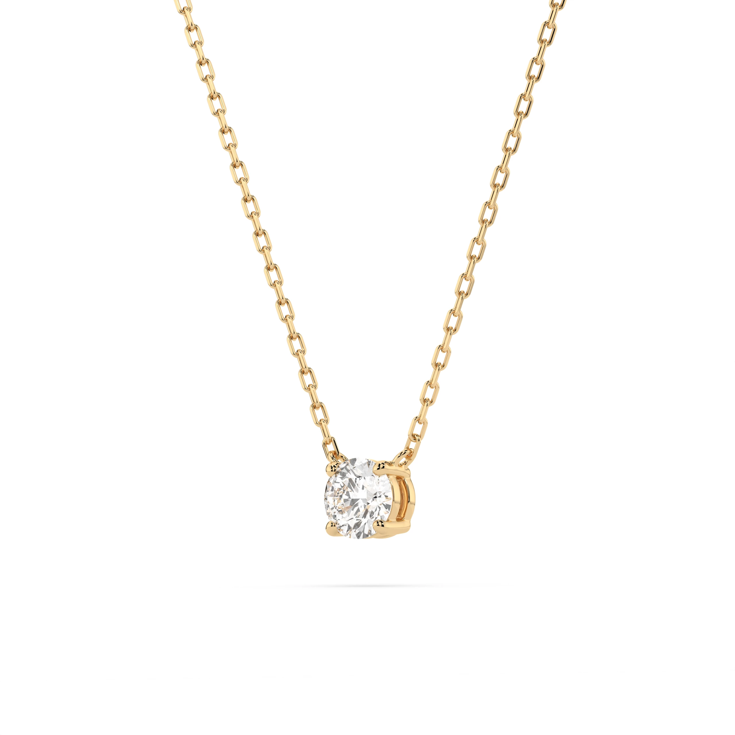 Collier Lune Sublime Solitaire ronde 0,1 ct · 3,0 mm — vue 5