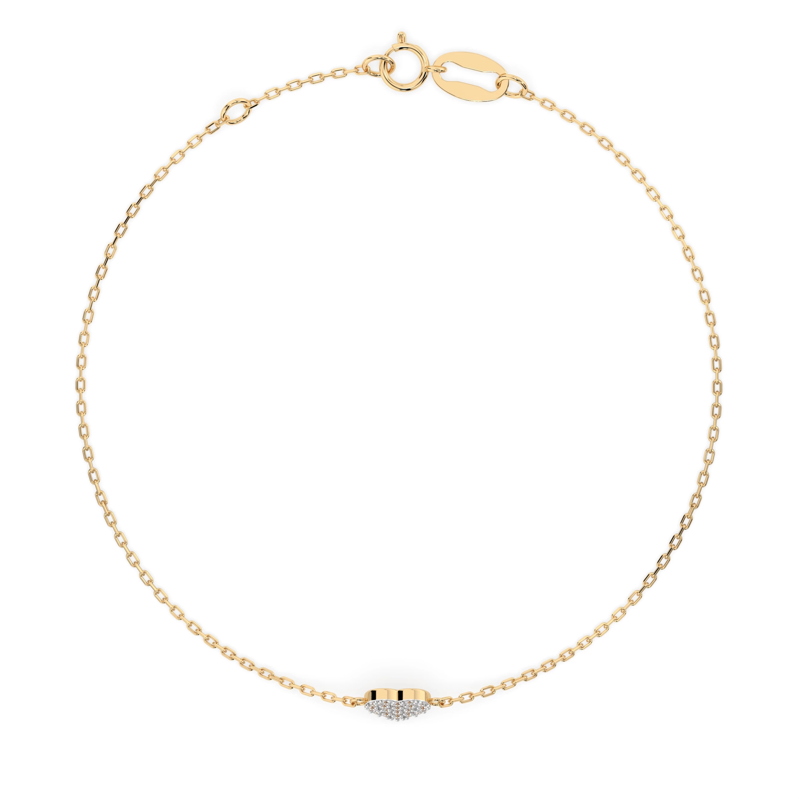 Bracelet Velours Secret Minimalisme ronde 0,09 ct — vue 5