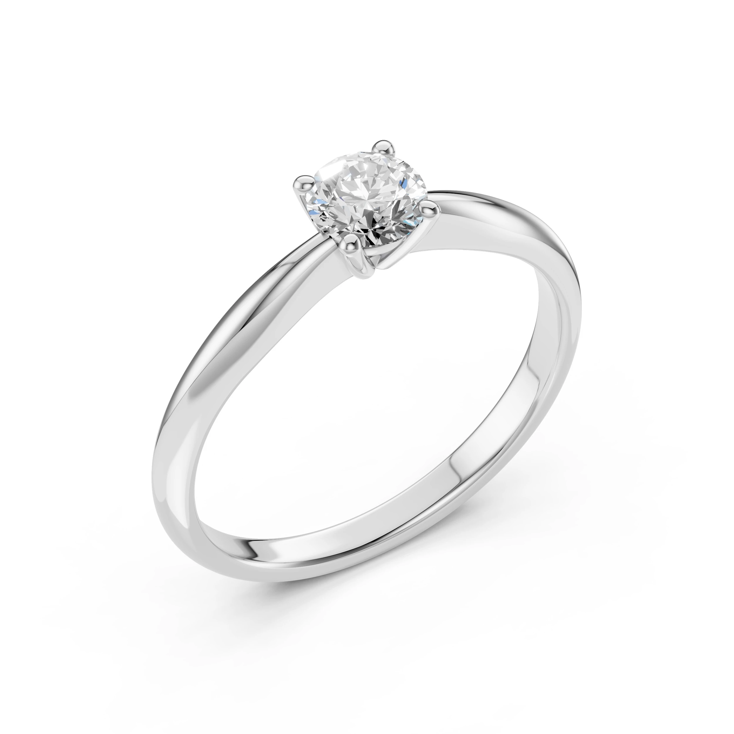 Bague Blason Radieux Solitaire ronde 0,4 ct · 4,7 mm — vue 1