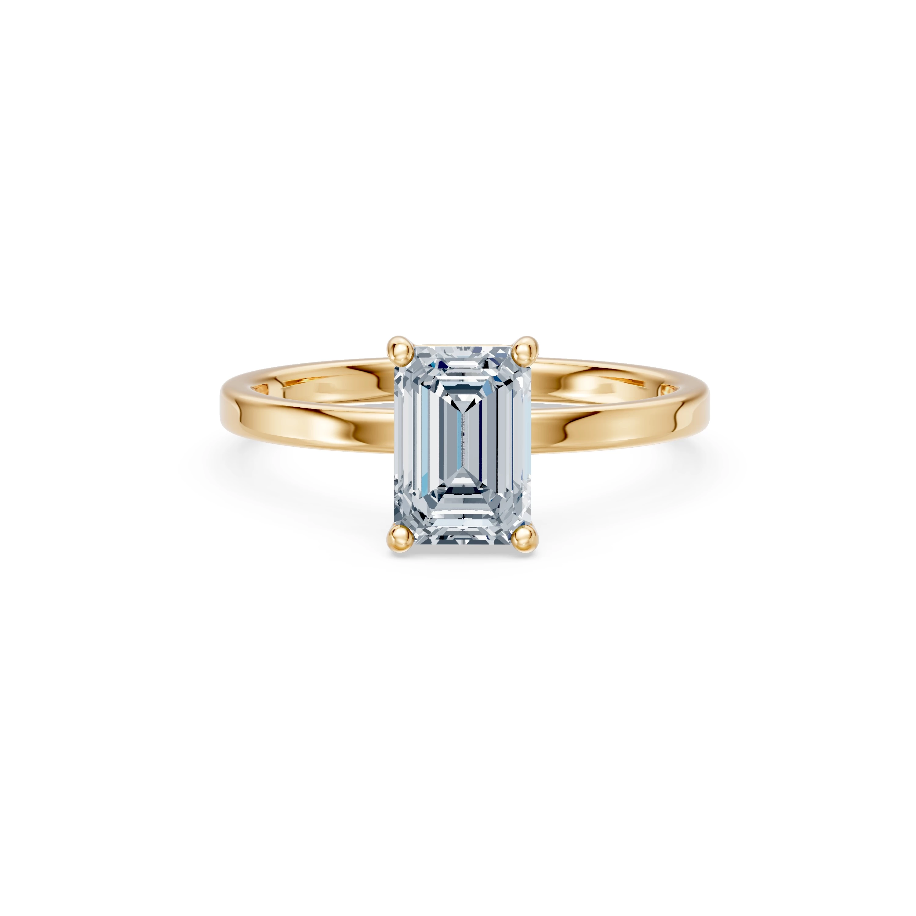 Bague Apparat Suprême Solitaire émeraude 1,5 ct · 1,5 mm — vue 6