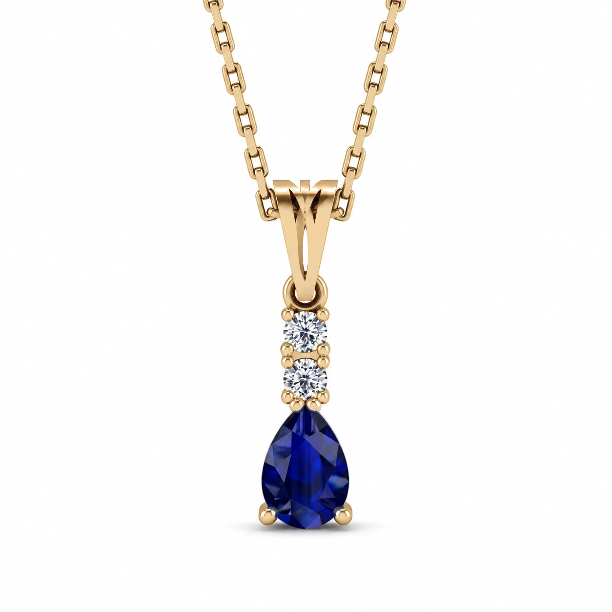 Collier Rosée Sublime Pierre Précieuse ovale 0,5 ct — vue 7