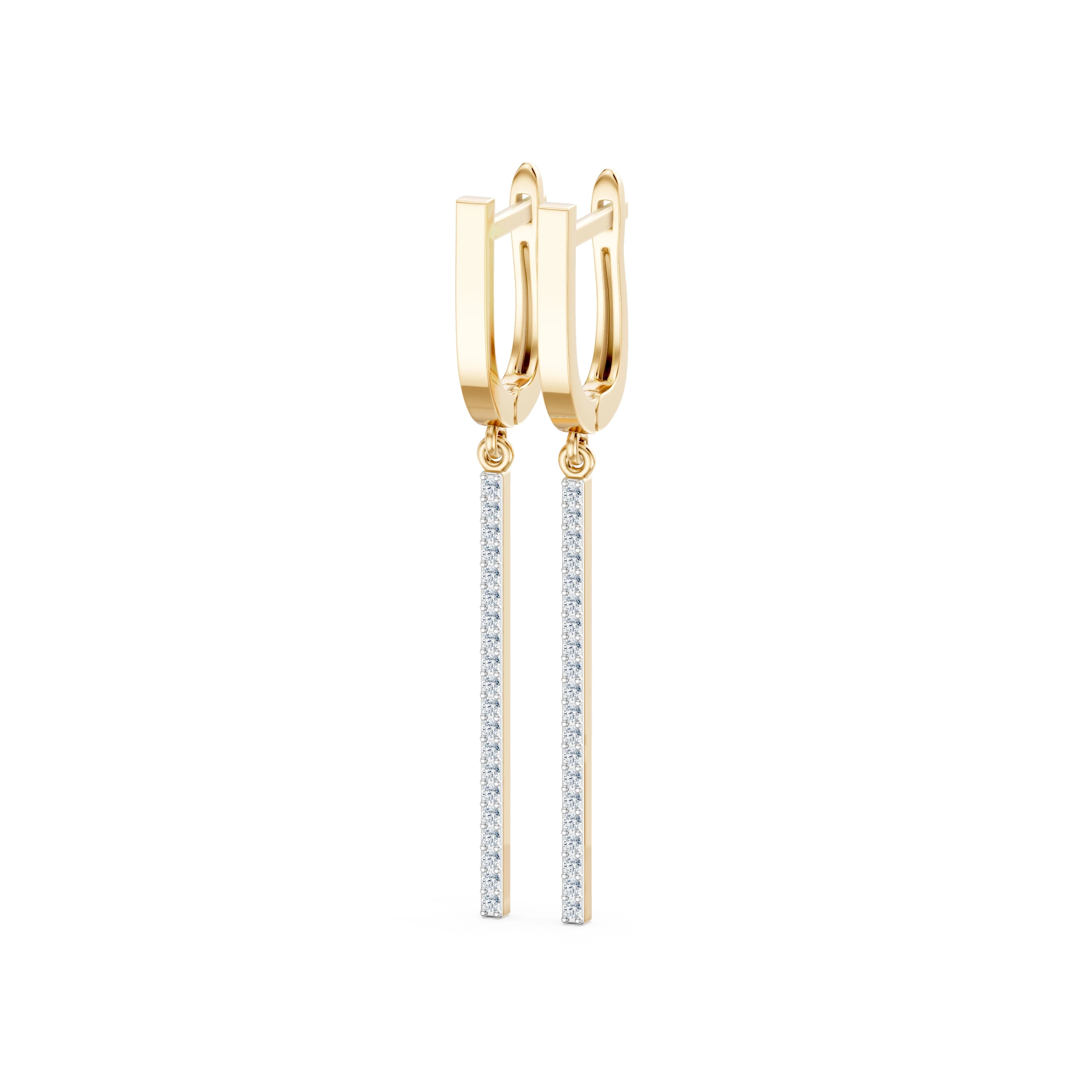 Boucles d'oreilles L'Ombre des Diamants Minimalisme 0,01 ct — vue 5