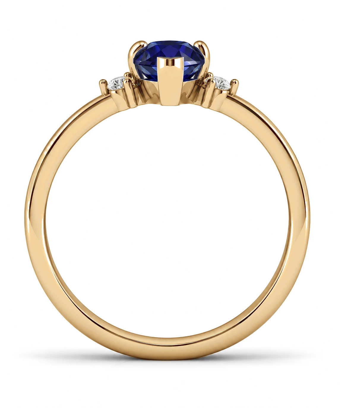 Bague Constellation Argentée Pierre Précieuse poire 0,79 ct — vue 8
