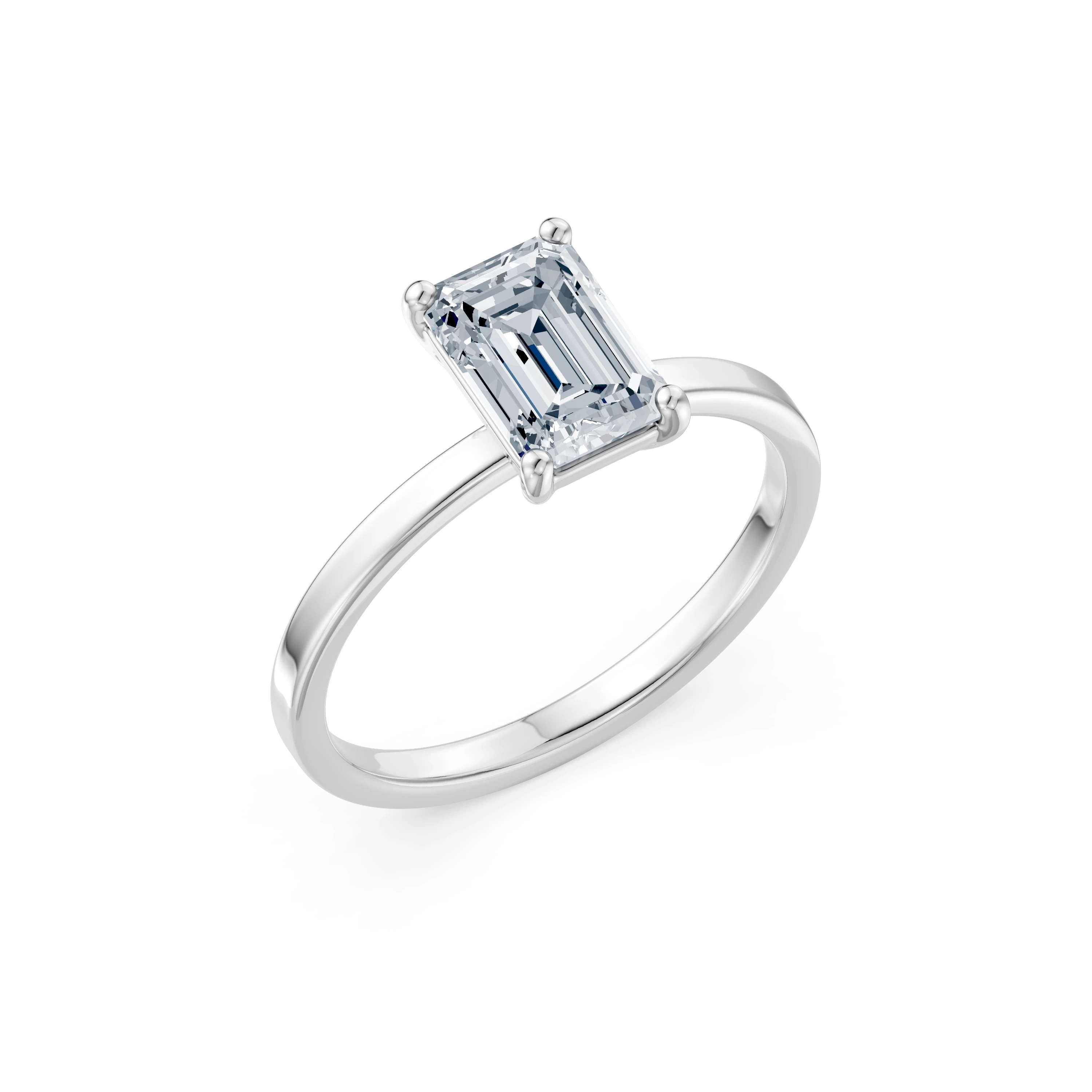 Bague Apparat Suprême Solitaire émeraude 1,5 ct · 1,5 mm — vue 1