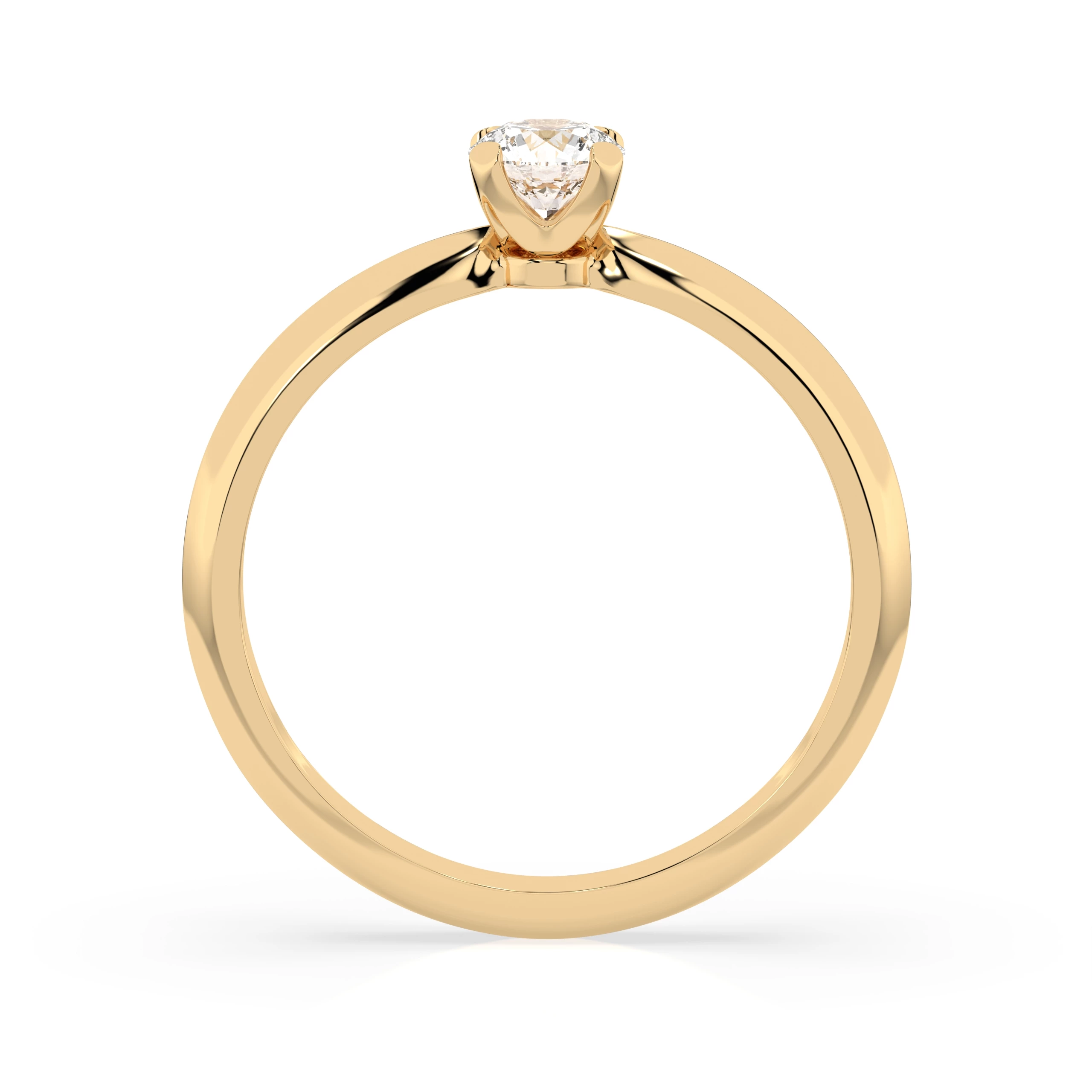 Bague Privilège Illustre Solitaire ronde 0,25 ct · 4,0 mm — vue 5