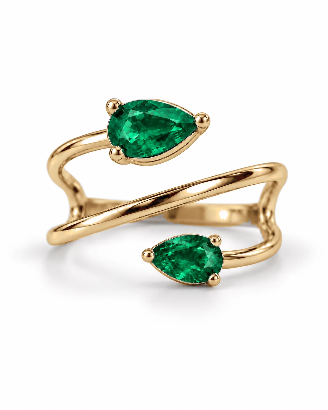 Bague Trésor Éblouissant Pierre Précieuse poire 0,33 ct — vue 9