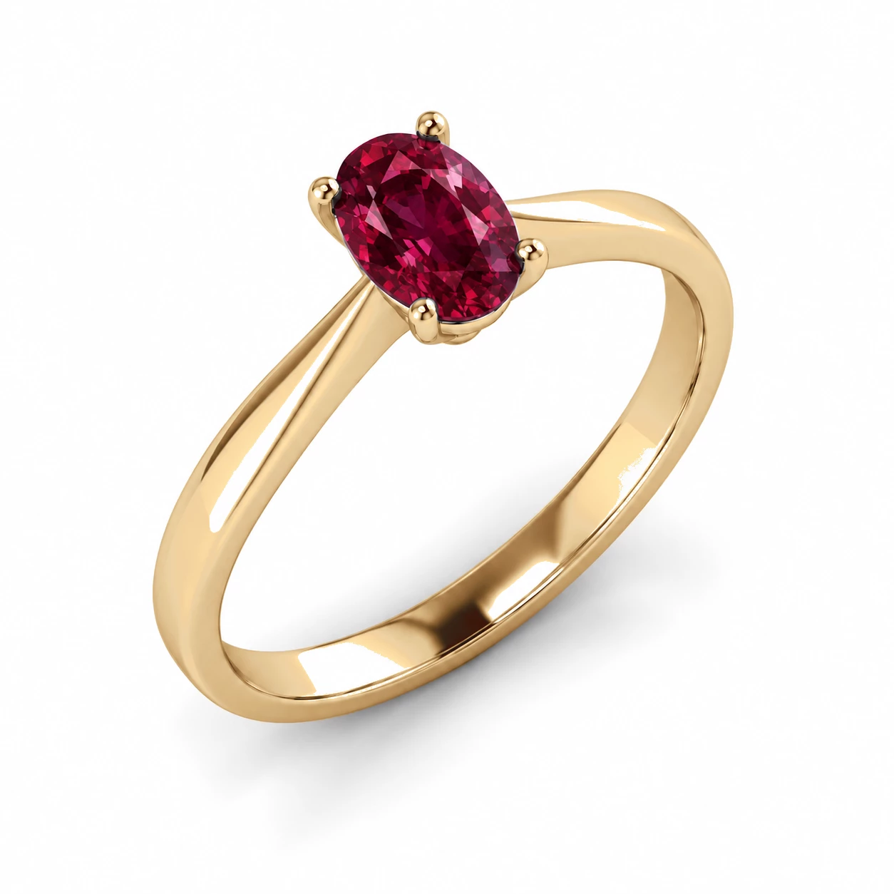Bague Vœu Infini Pierre Précieuse ovale 0,63 ct — vue 7