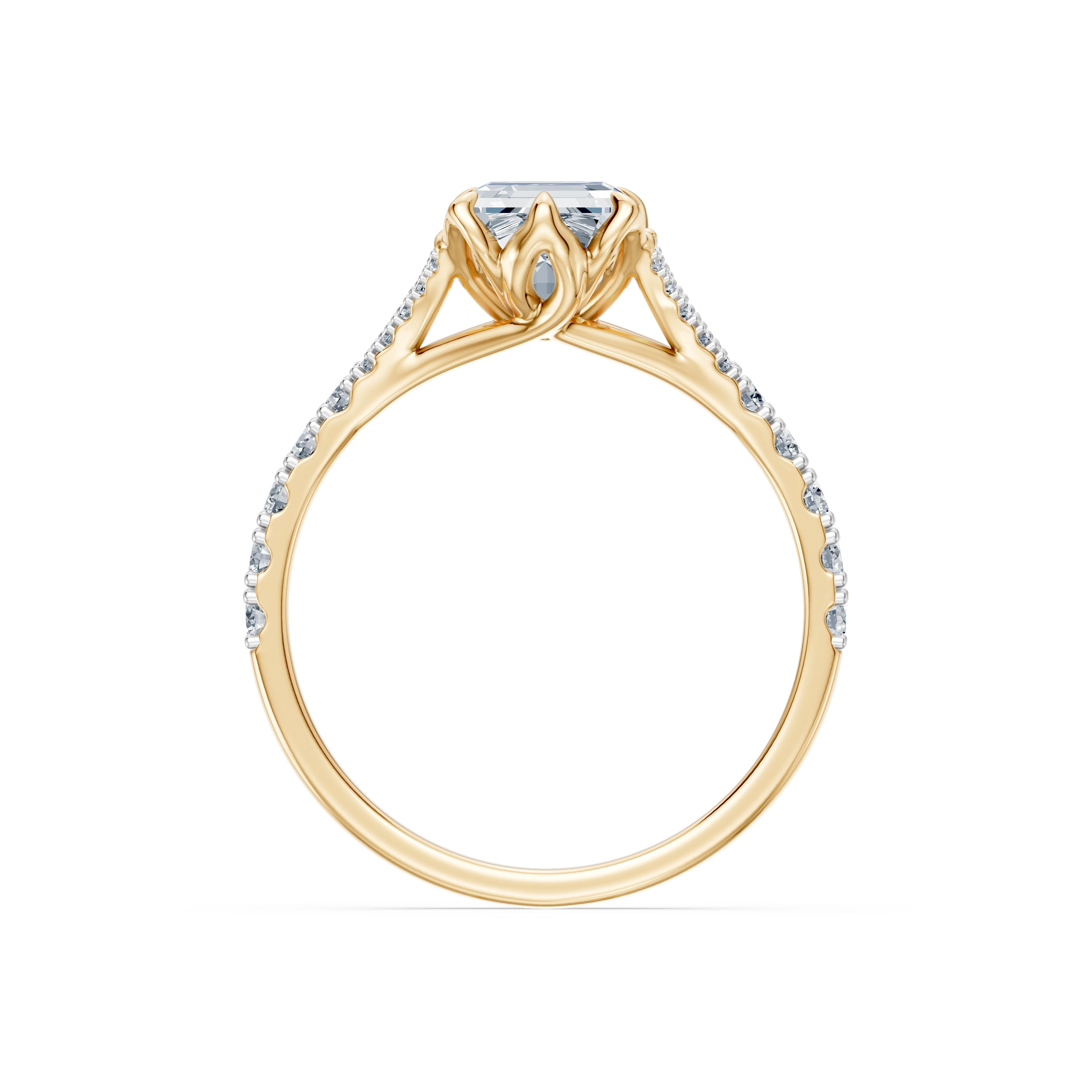 Bague Éclat Intemporel Solitaire Éternité émeraude 2 ct · 2,0 mm — vue 5