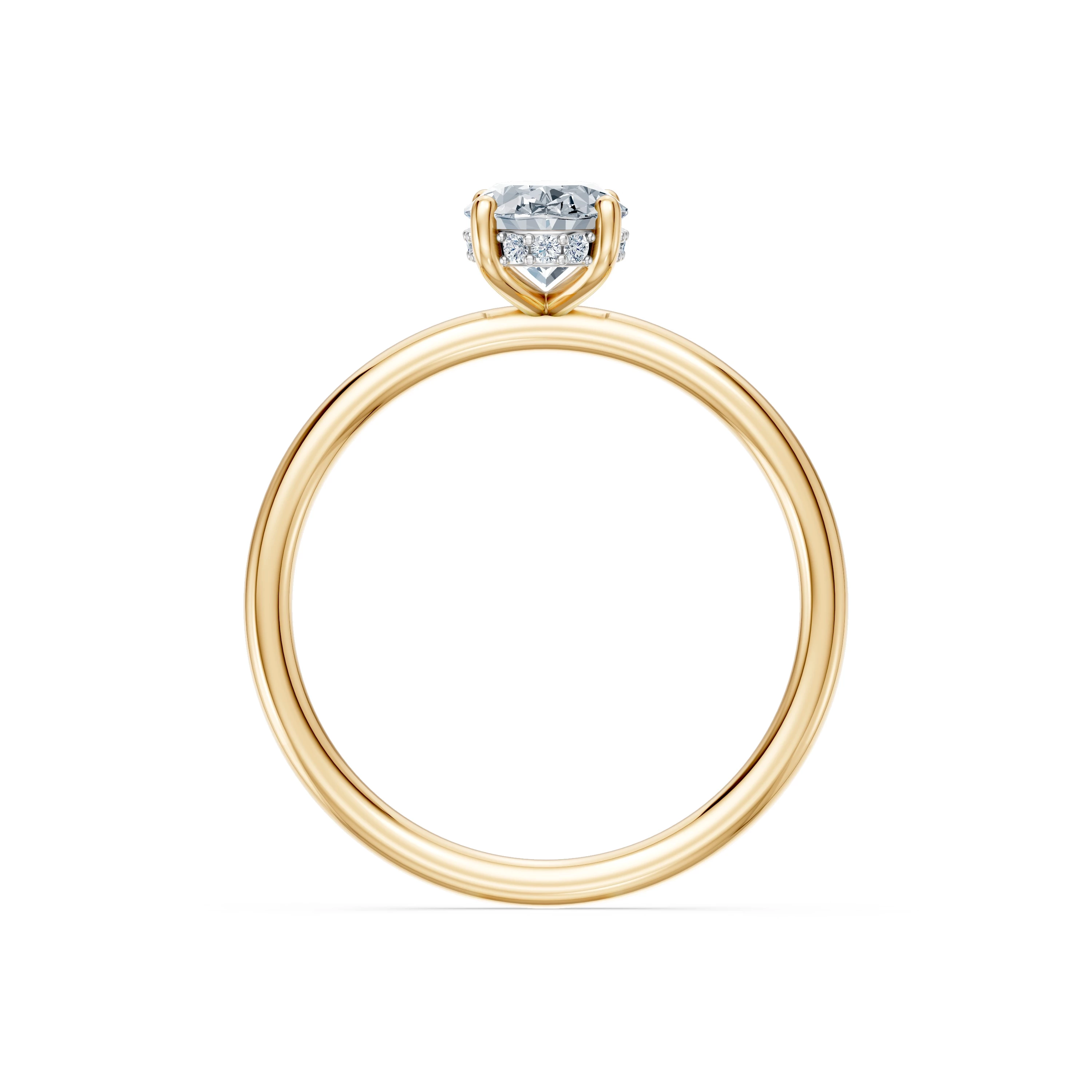 Bague Émerveillement Parisien Solitaire ovale 1 ct — vue 5