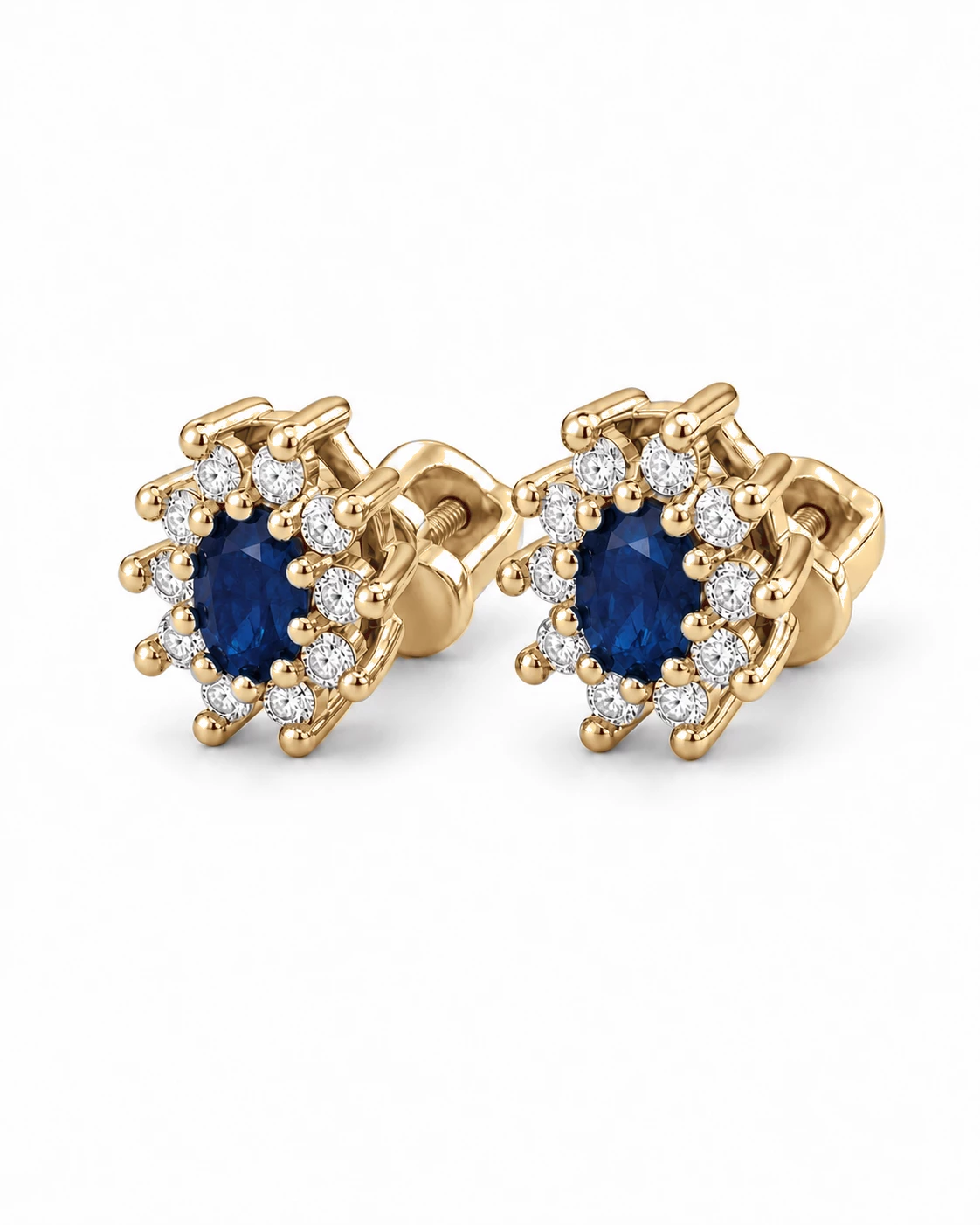 Boucles d'oreilles Éclat Cristallin Pierre Précieuse 0,62 ct — vue 6