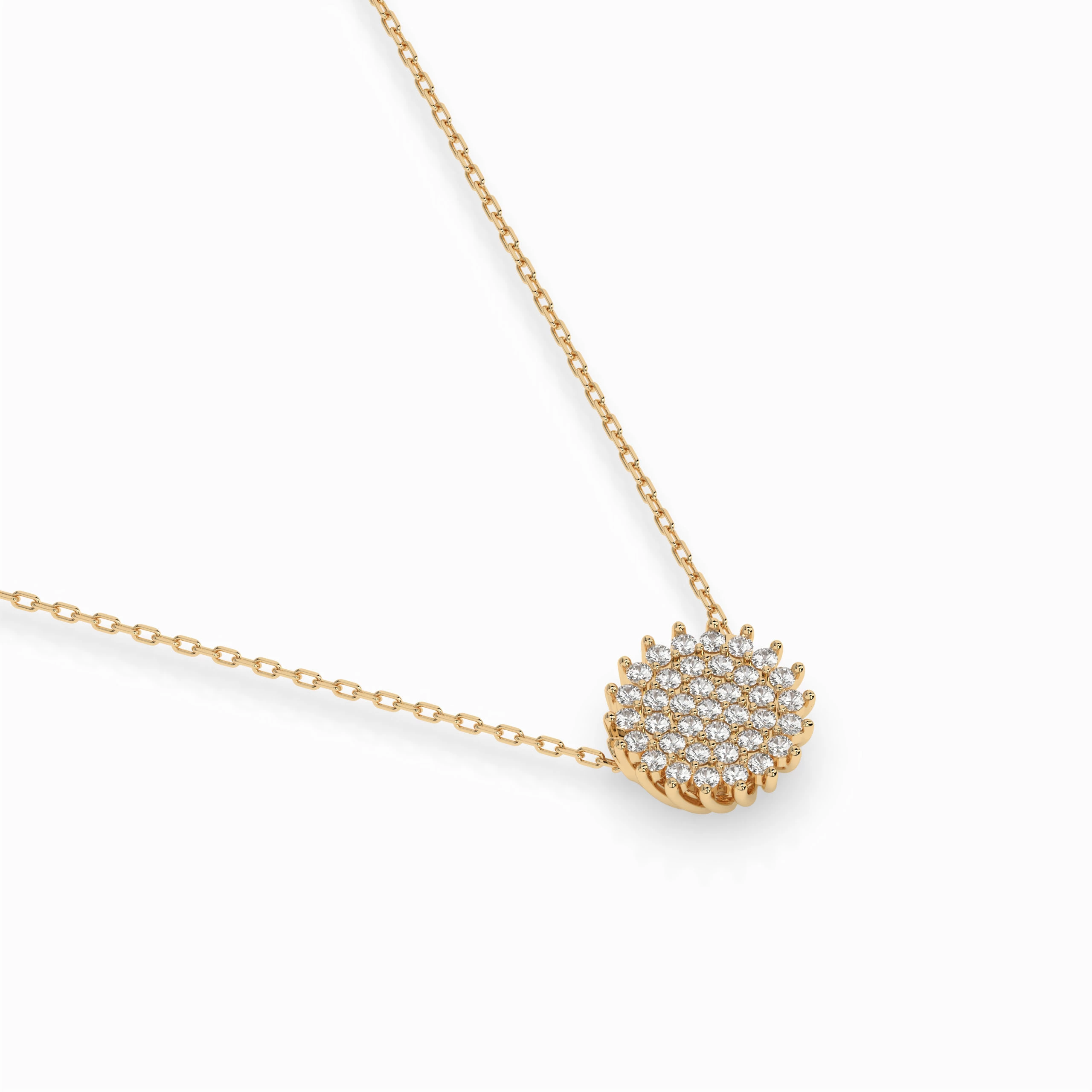 Collier Mirage Cristallin Illusion ronde 0,15 ct — vue 6