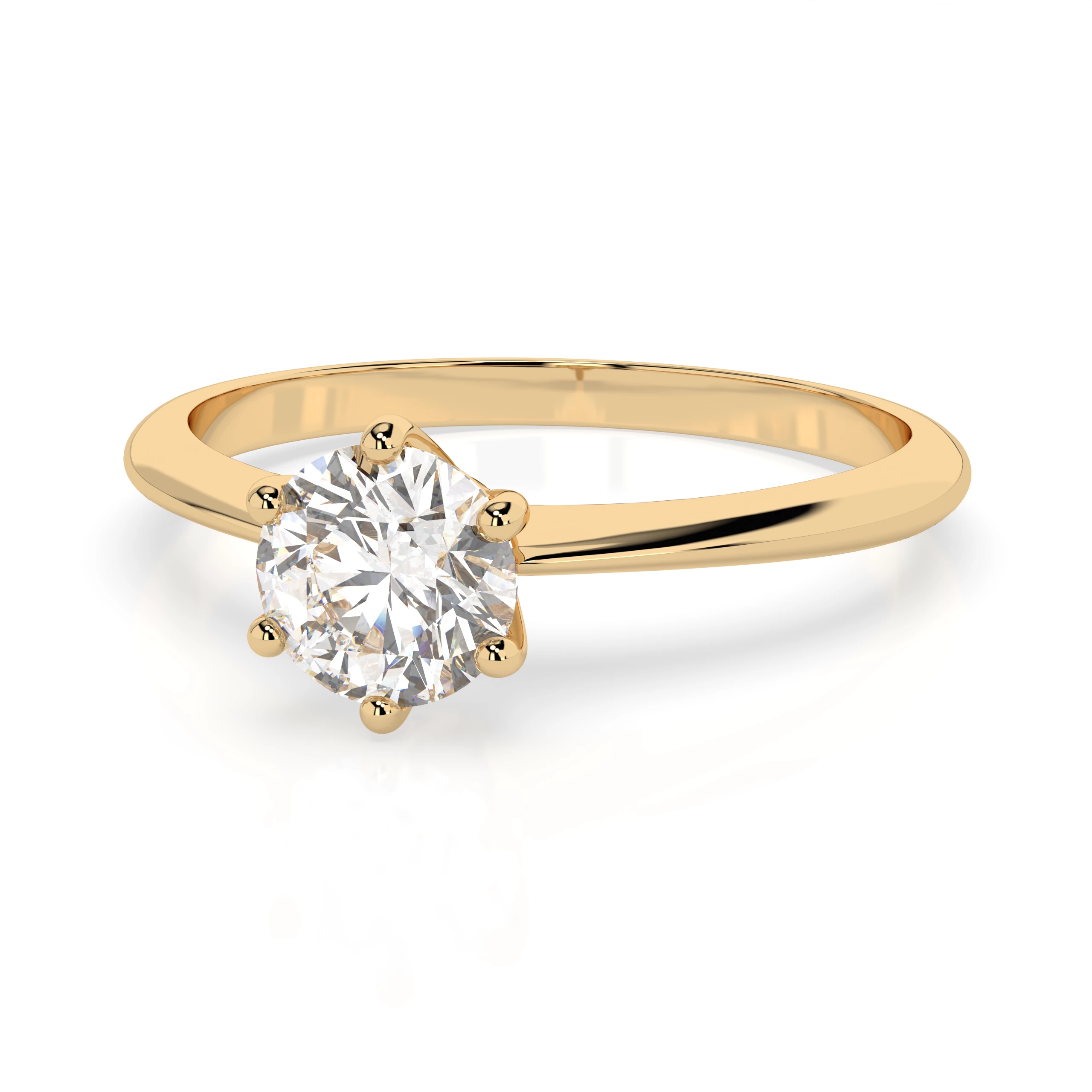 Bague Joyau Éblouissant Solitaire ronde 0,3 ct · 4,2 mm — vue 6